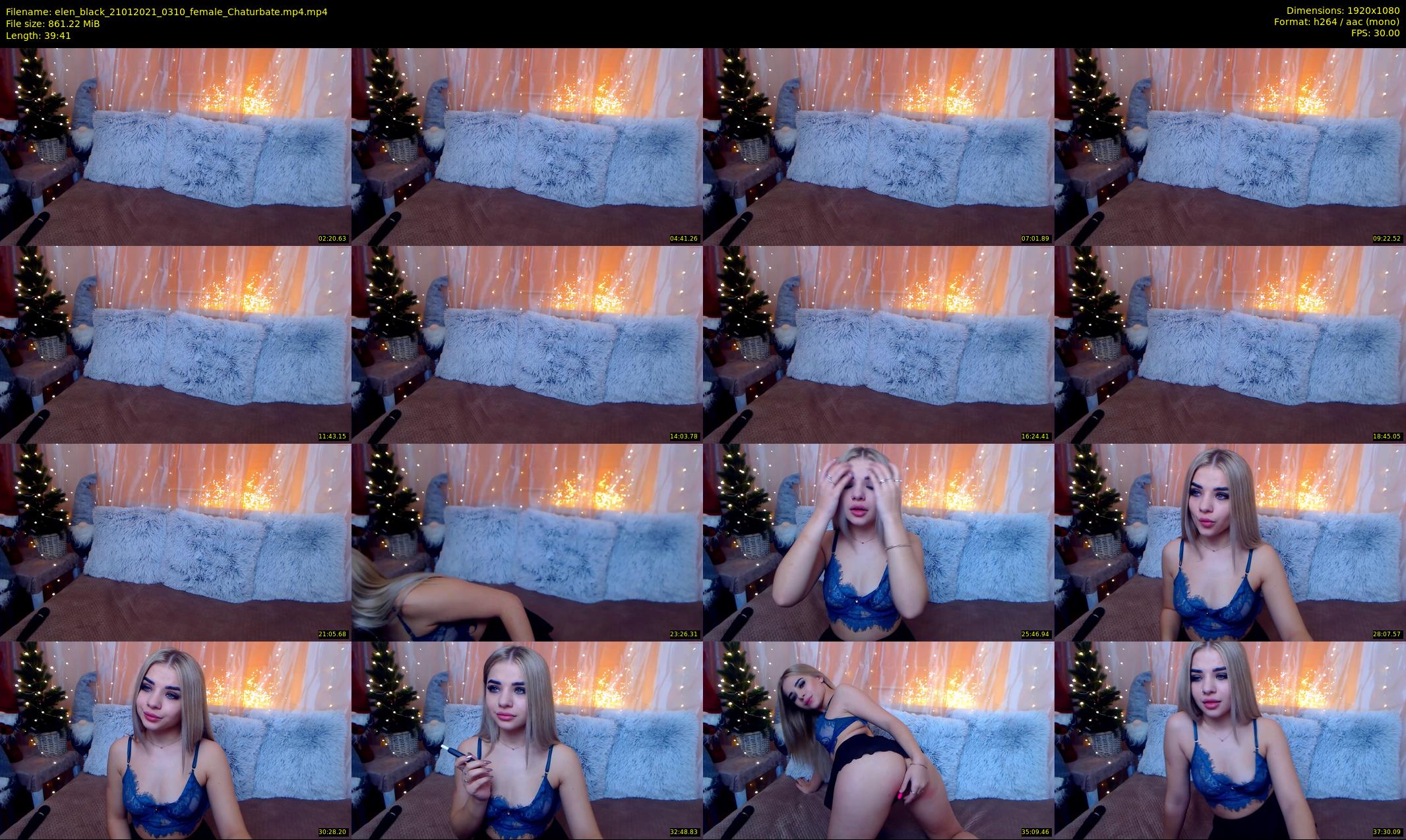 elen_black — 40 minute Chaturbate female cam show recording, 1080p, Jan 21, 2021