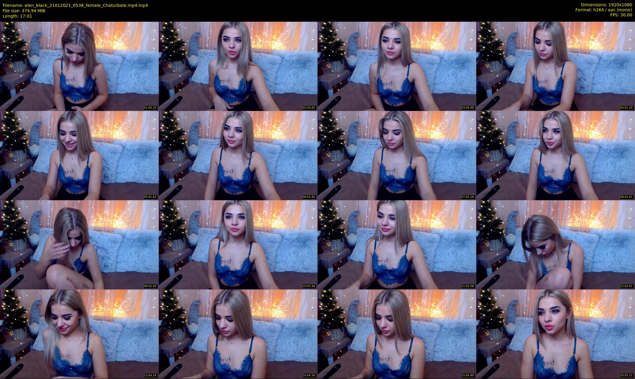 elen_black — 18 minute Chaturbate female cam show recording, 1080p, Jan 21, 2021