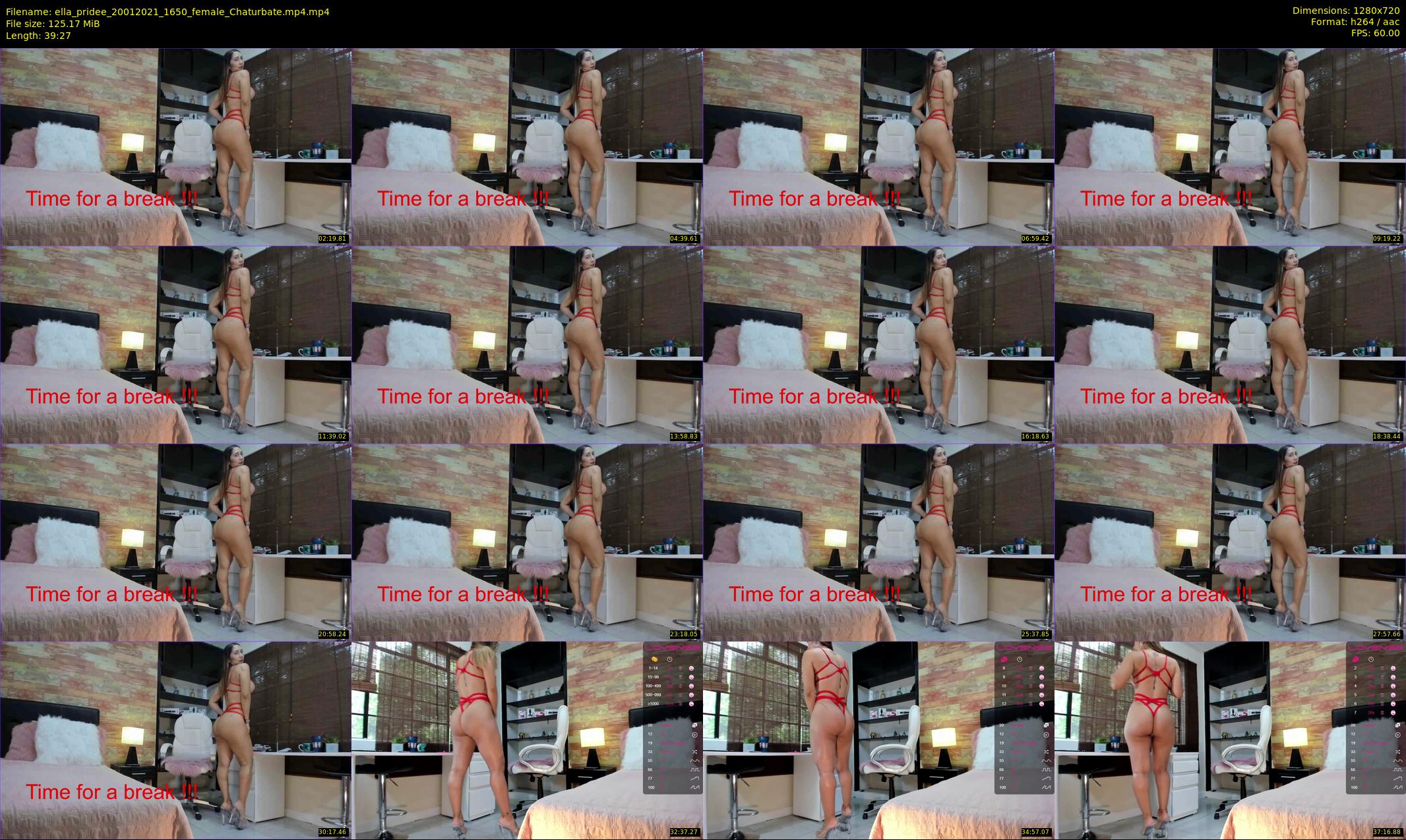ella_pridee — 40 minute Chaturbate female cam show recording, 720p, Jan 20, 2021