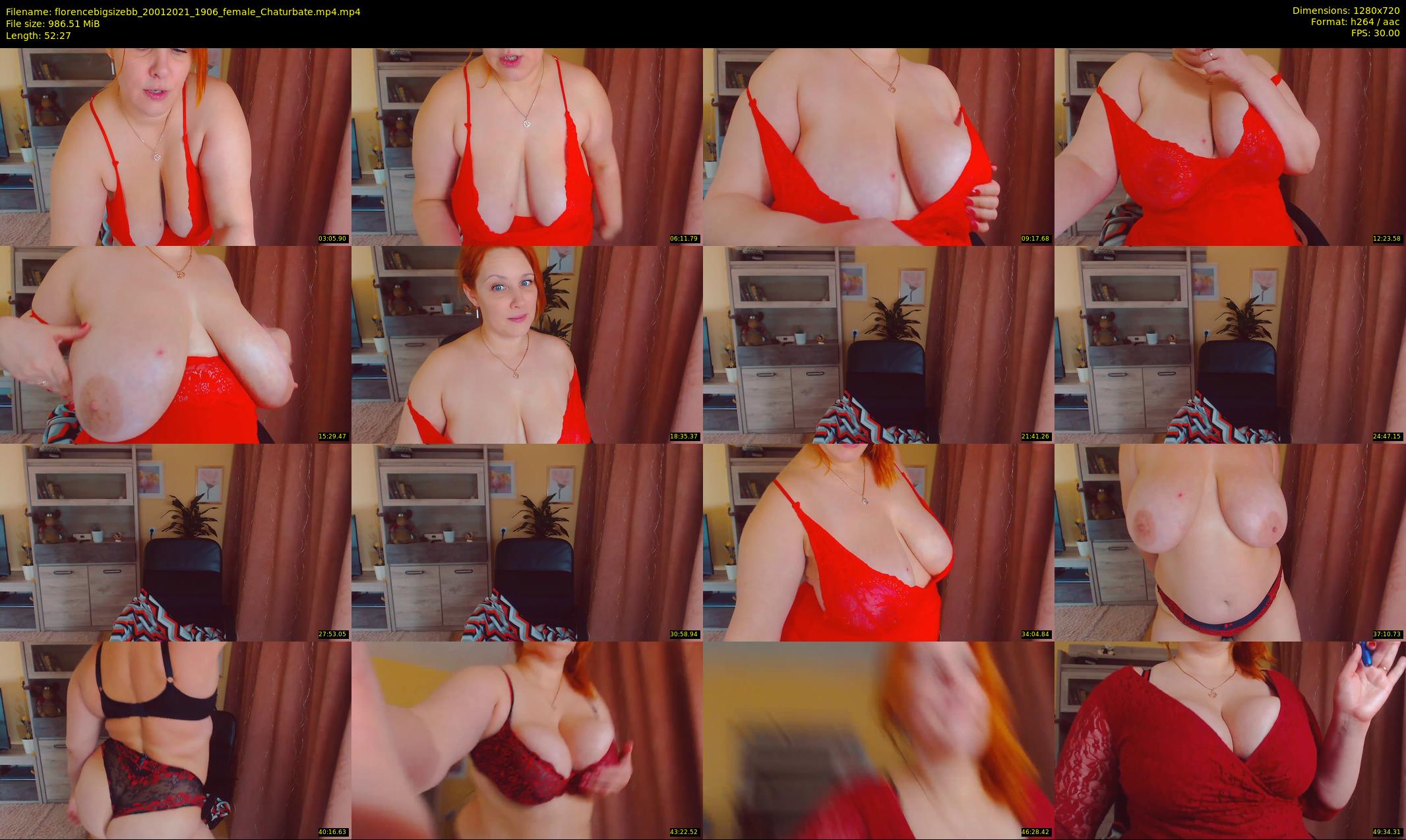 florencebigsizebb — 53 minute Chaturbate female cam show recording, 720p, Jan 20, 2021
