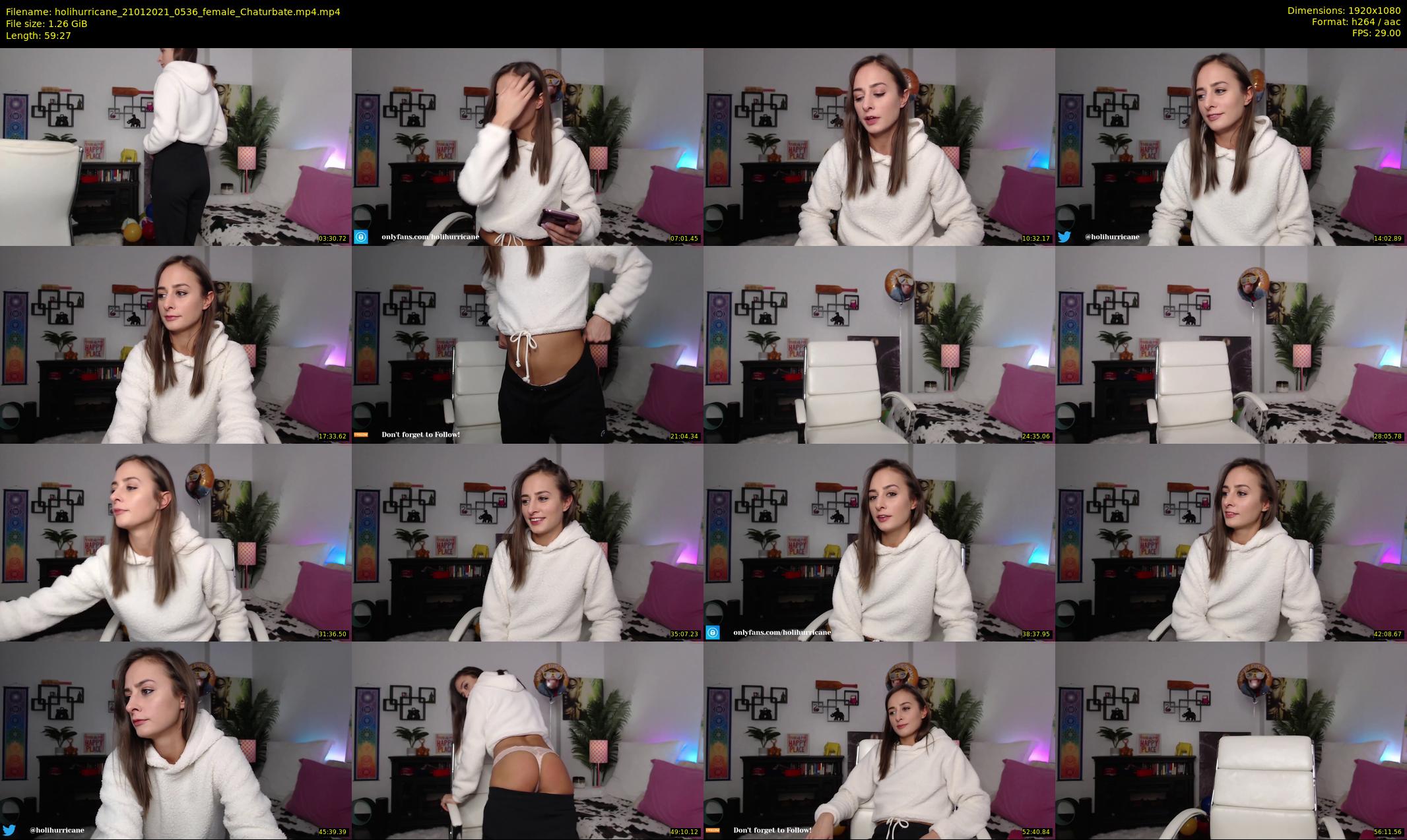 holihurricane — 60 minute Chaturbate female cam show recording, 1080p, Jan 21, 2021