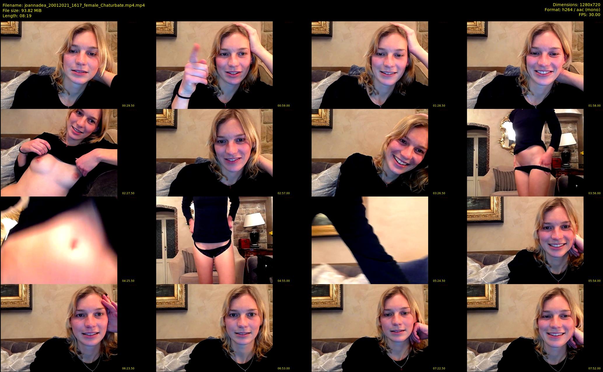 joannadea — 9 minute Chaturbate female cam show recording, 720p, Jan 20, 2021