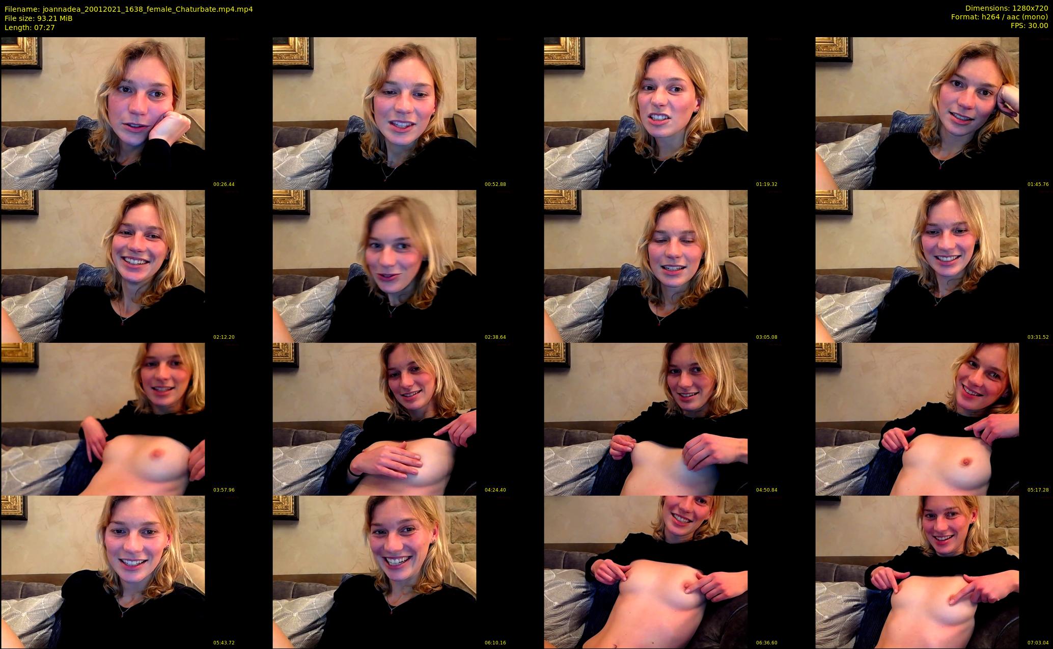 joannadea — 8 minute Chaturbate female cam show recording, 720p, Jan 20, 2021