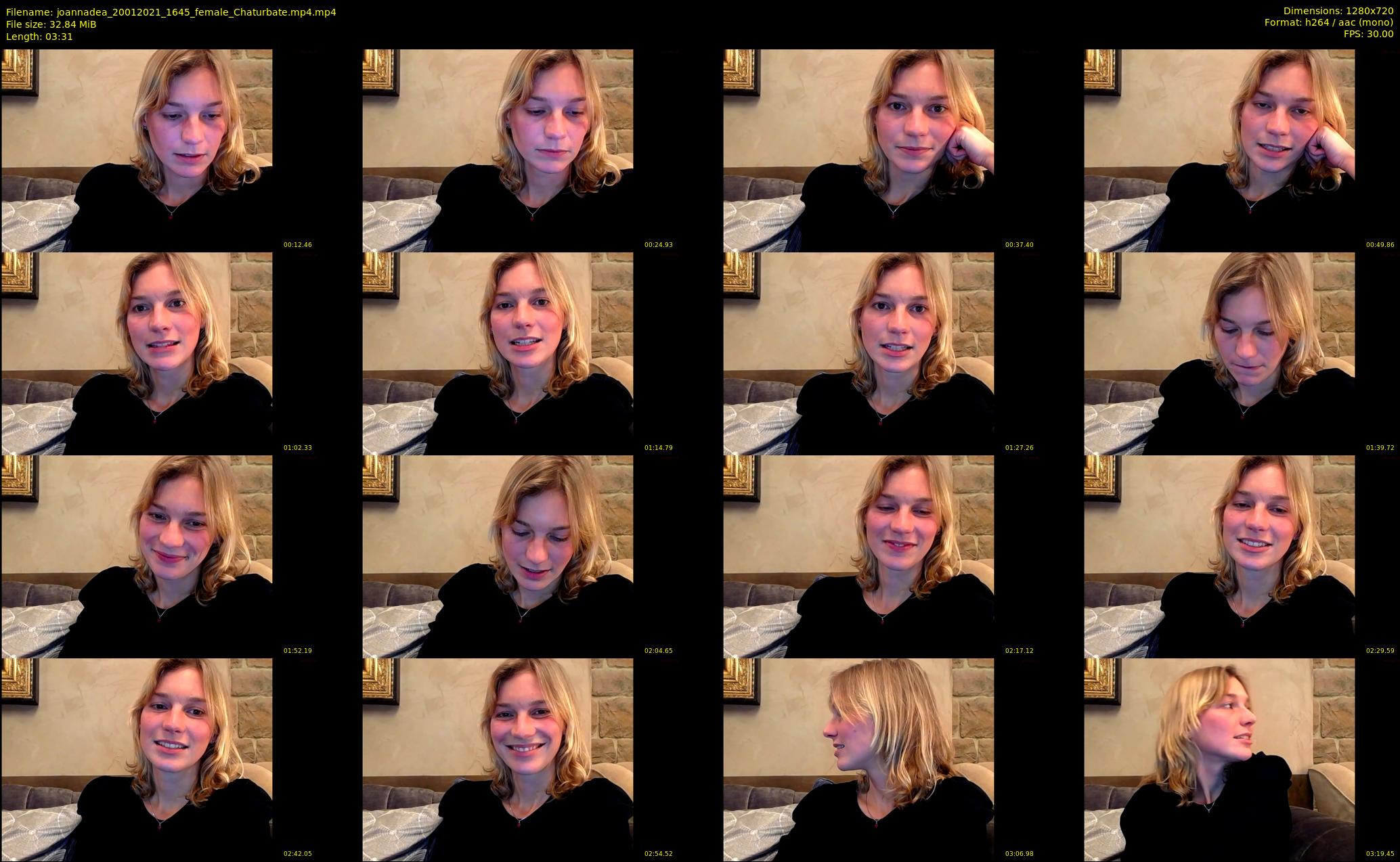 joannadea — 4 minute Chaturbate female cam show recording, 720p, Jan 20, 2021