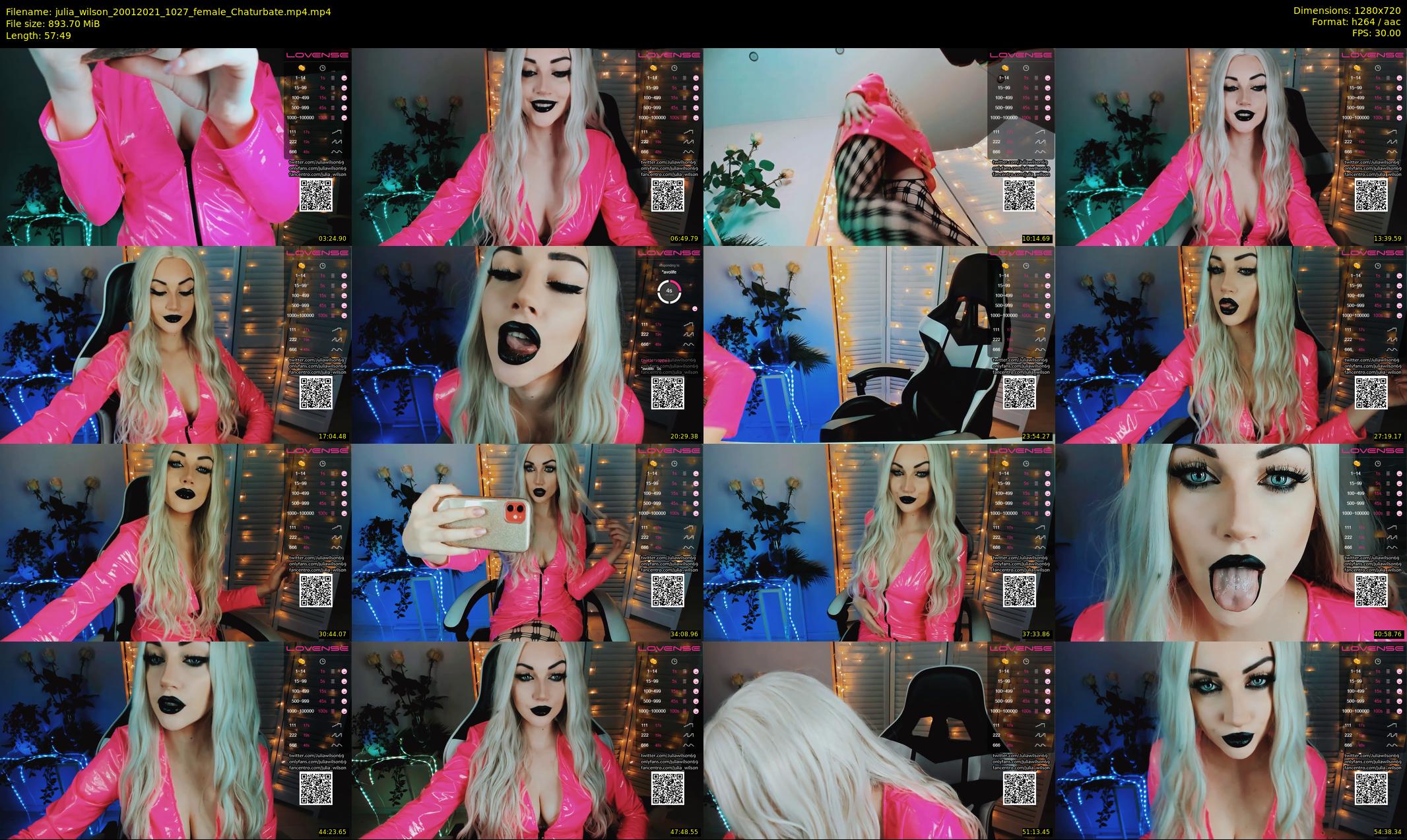 julia_wilson — 58 minute Chaturbate female cam show recording, 720p, Jan 20, 2021