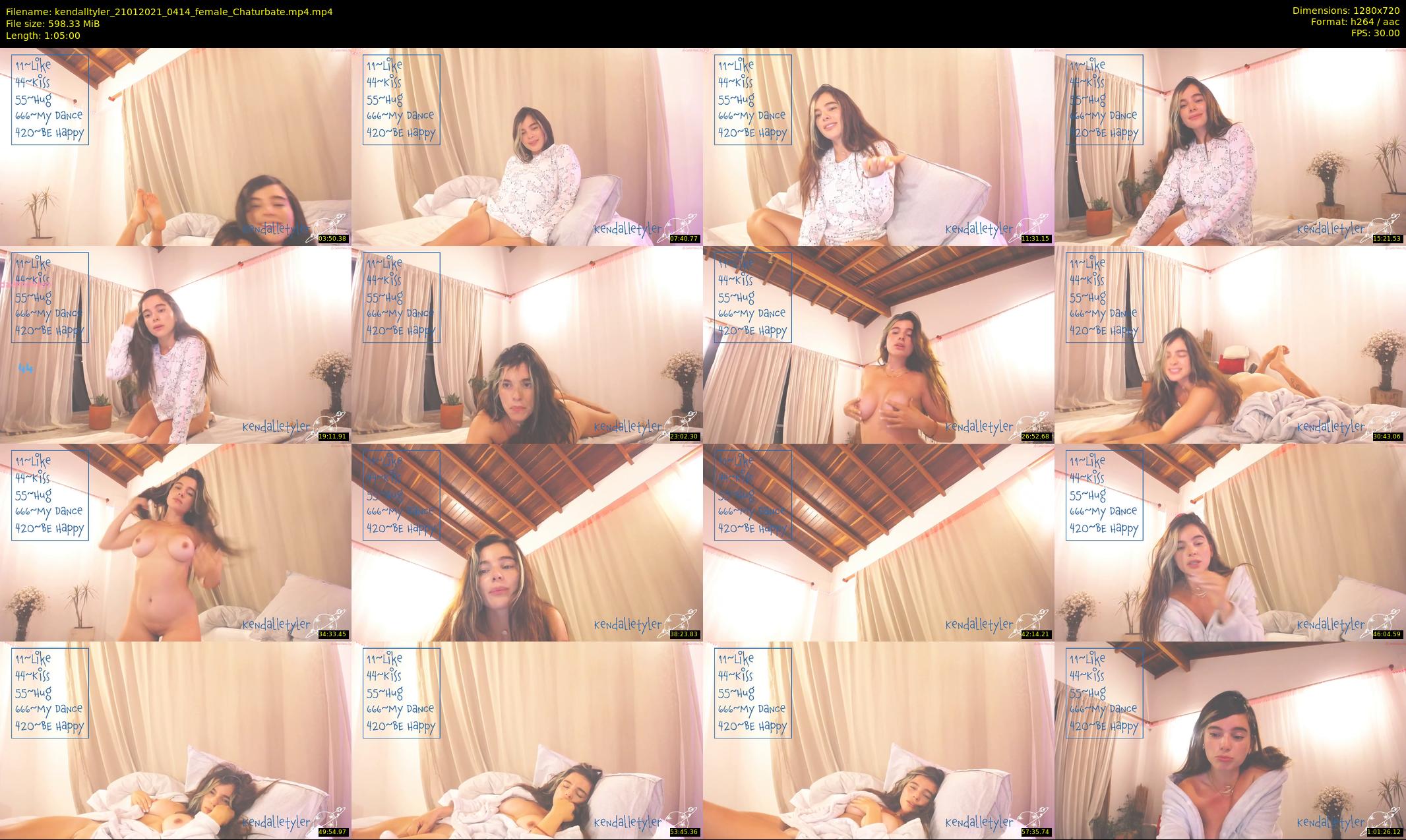 kendalltyler — 65 minute Chaturbate female cam show recording, 720p, Jan 21, 2021