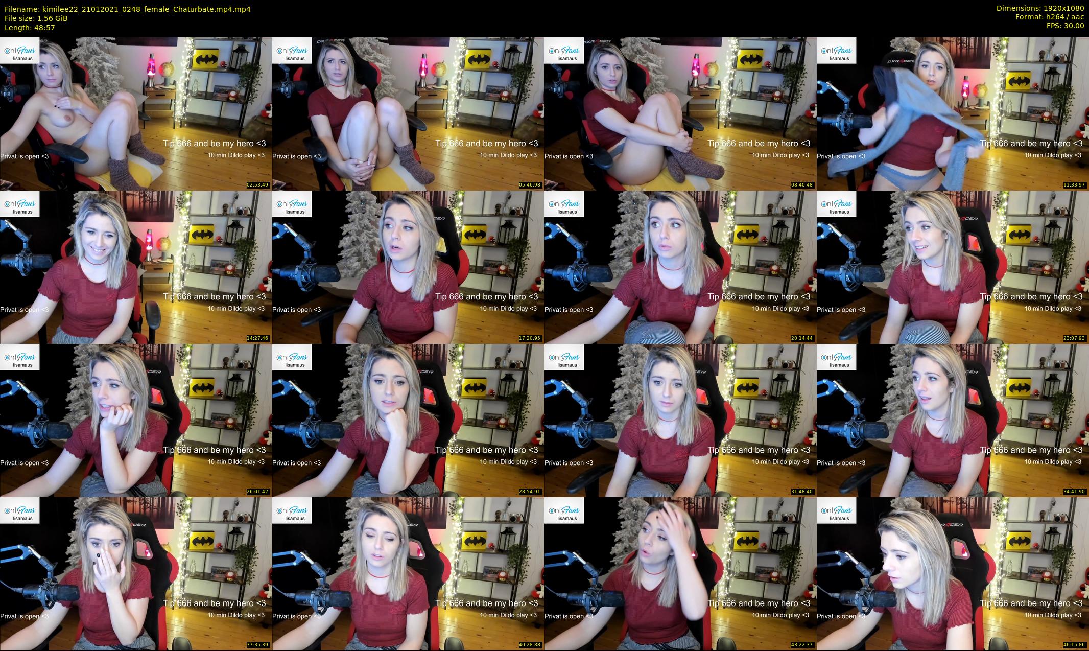 kimilee22 — 49 minute Chaturbate female cam show recording, 1080p, Jan 21, 2021