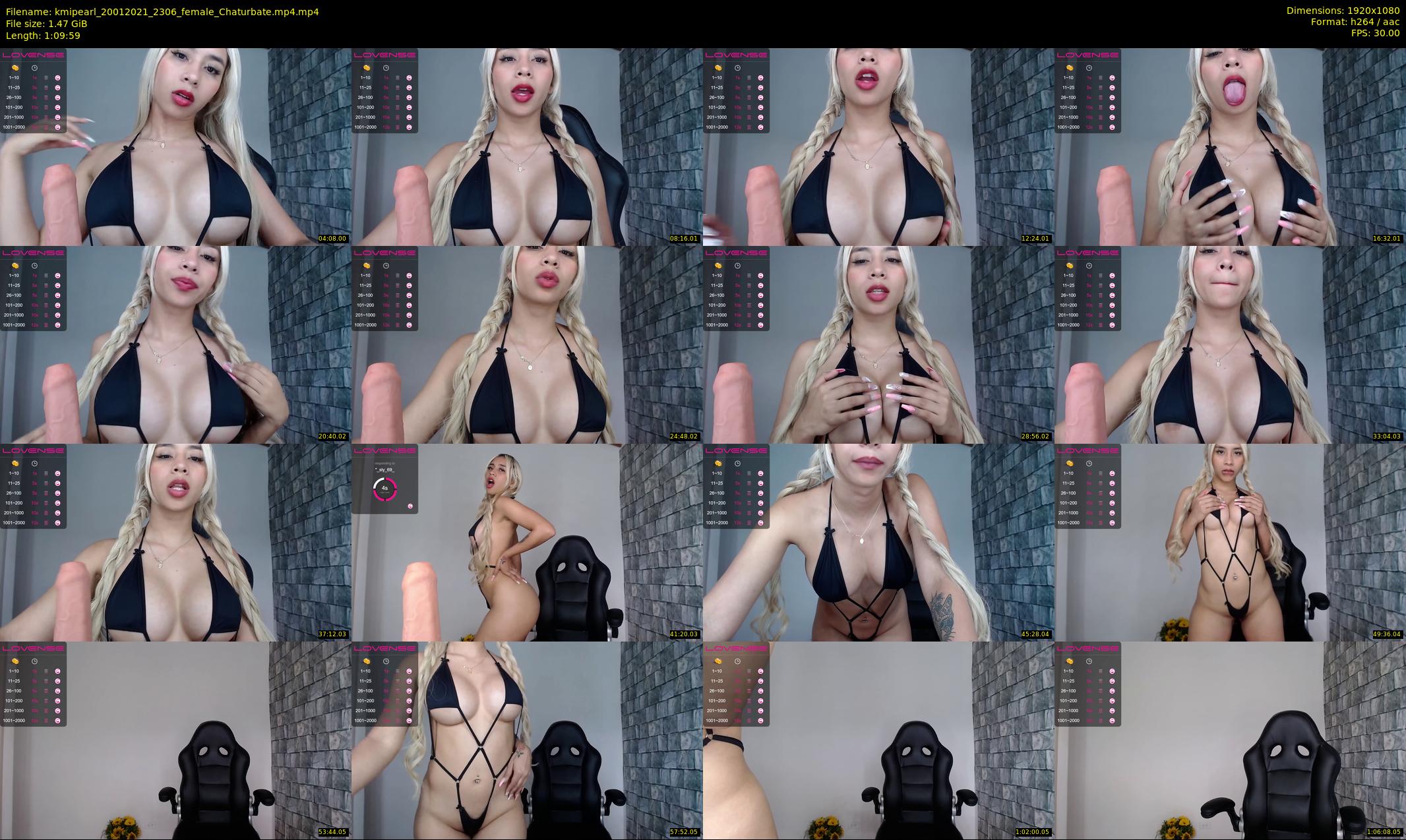 kmipearl — 70 minute Chaturbate female cam show recording, 1080p, Jan 20, 2021