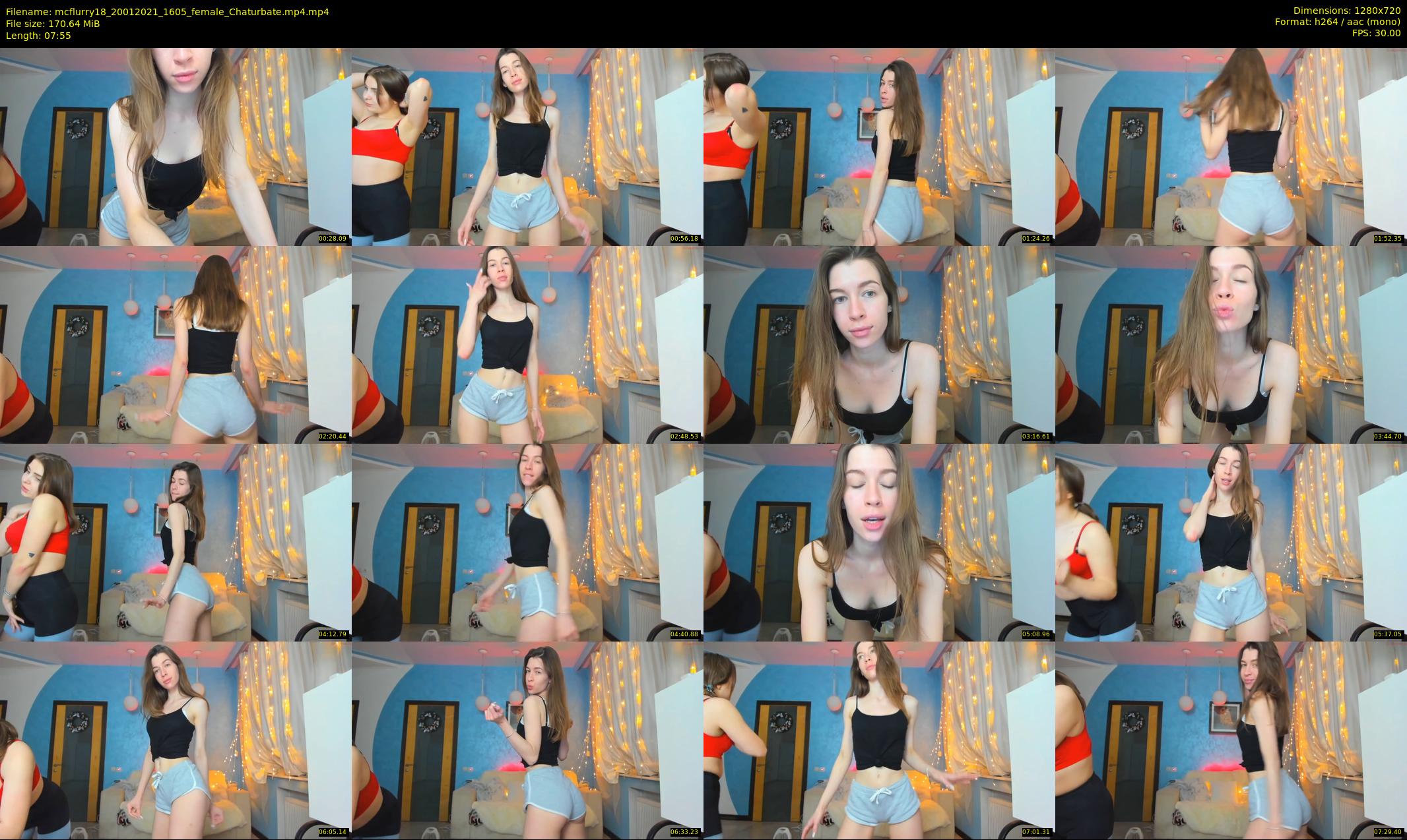 mcflurry18 — 8 minute Chaturbate female cam show recording, 720p, Jan 20, 2021