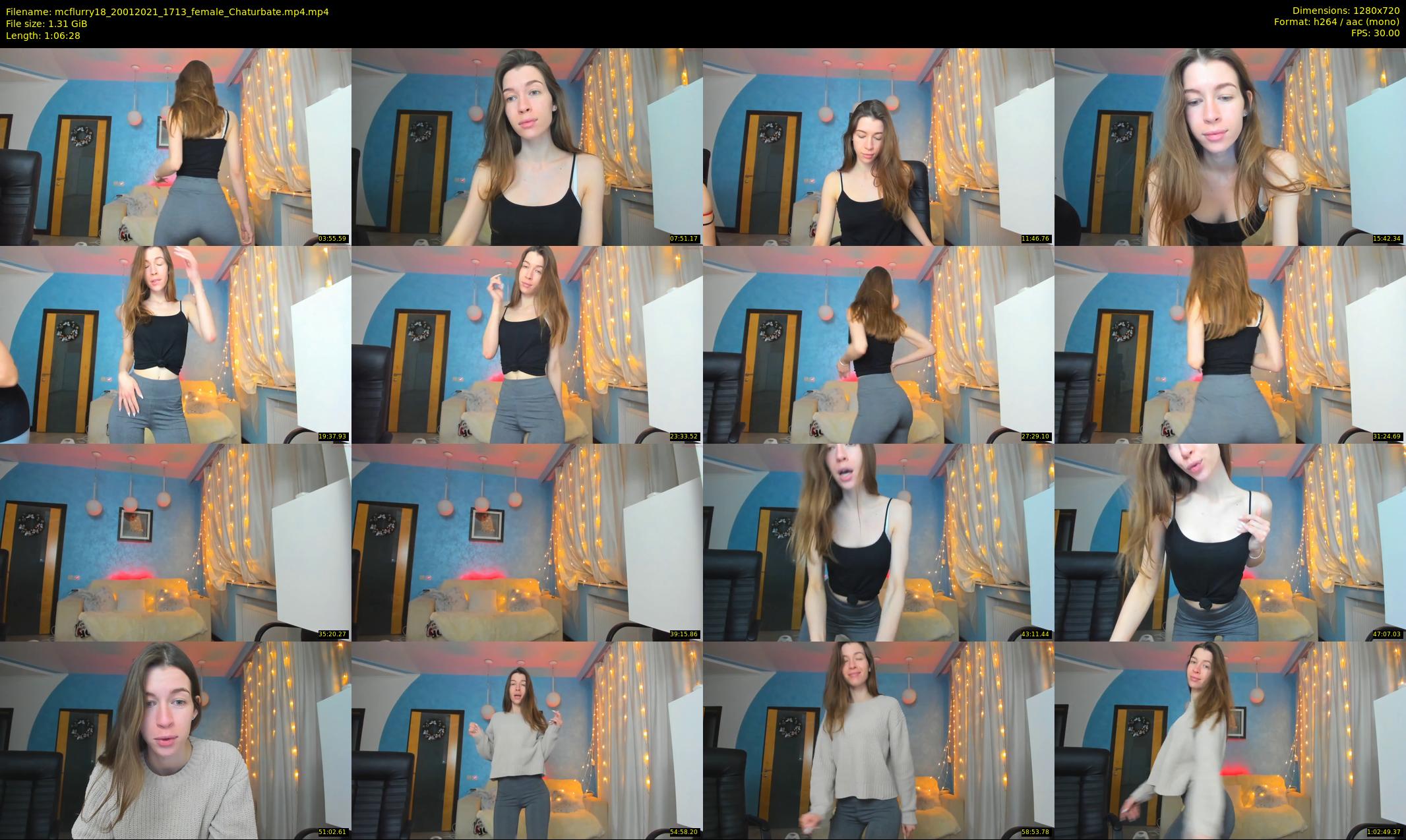 mcflurry18 — 67 minute Chaturbate female cam show recording, 720p, Jan 20, 2021