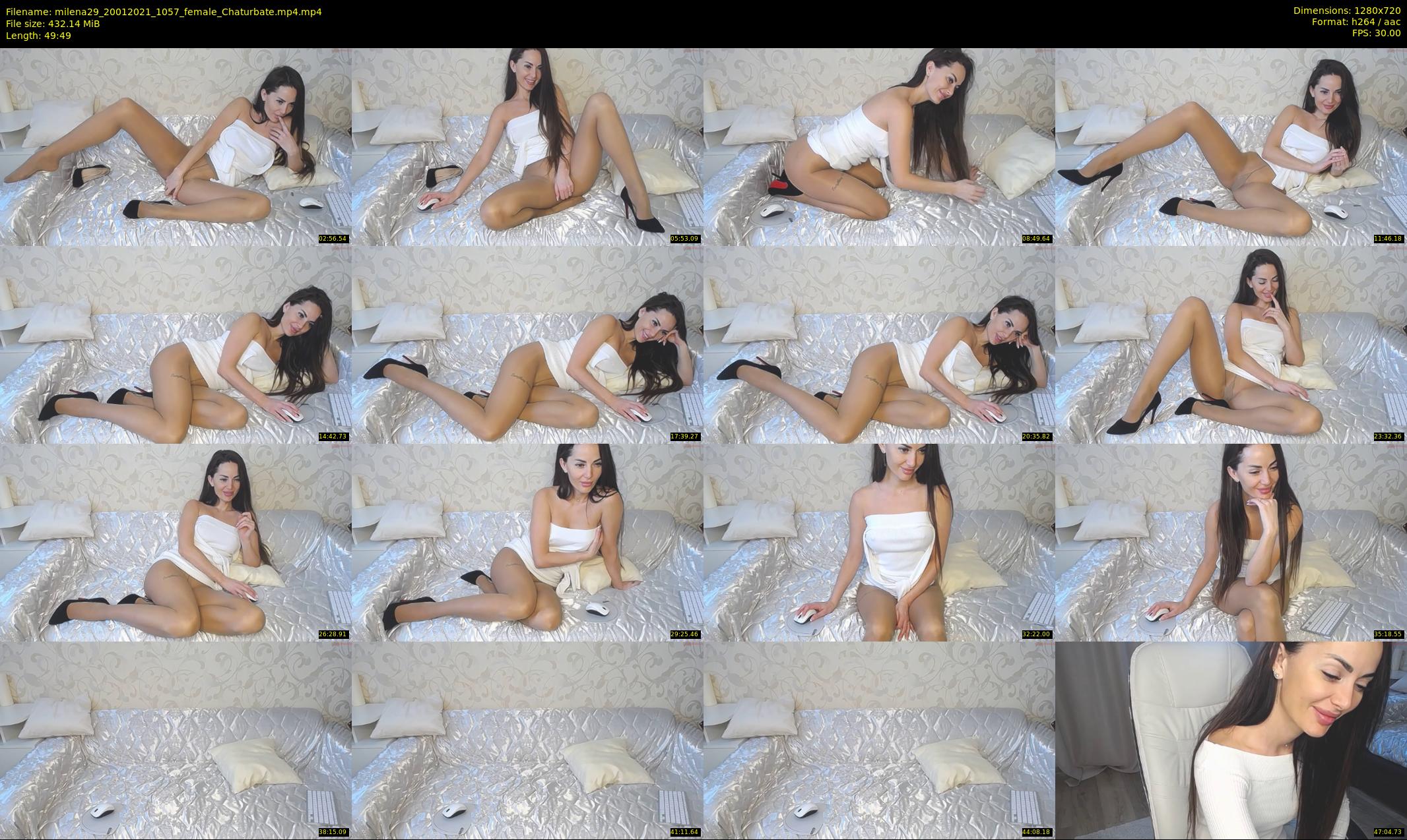milena29 — 50 minute Chaturbate female cam show recording, 720p, Jan 20, 2021