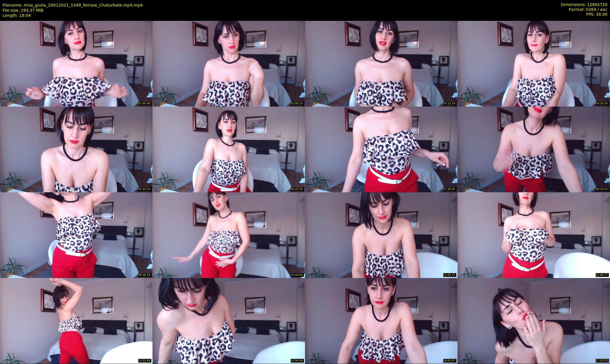miss_giulia — 19 minute Chaturbate female cam show recording, 720p, Jan 20, 2021