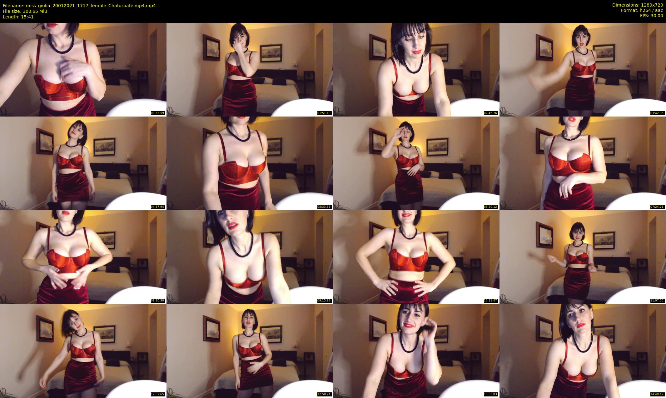 miss_giulia — 16 minute Chaturbate female cam show recording, 720p, Jan 20, 2021