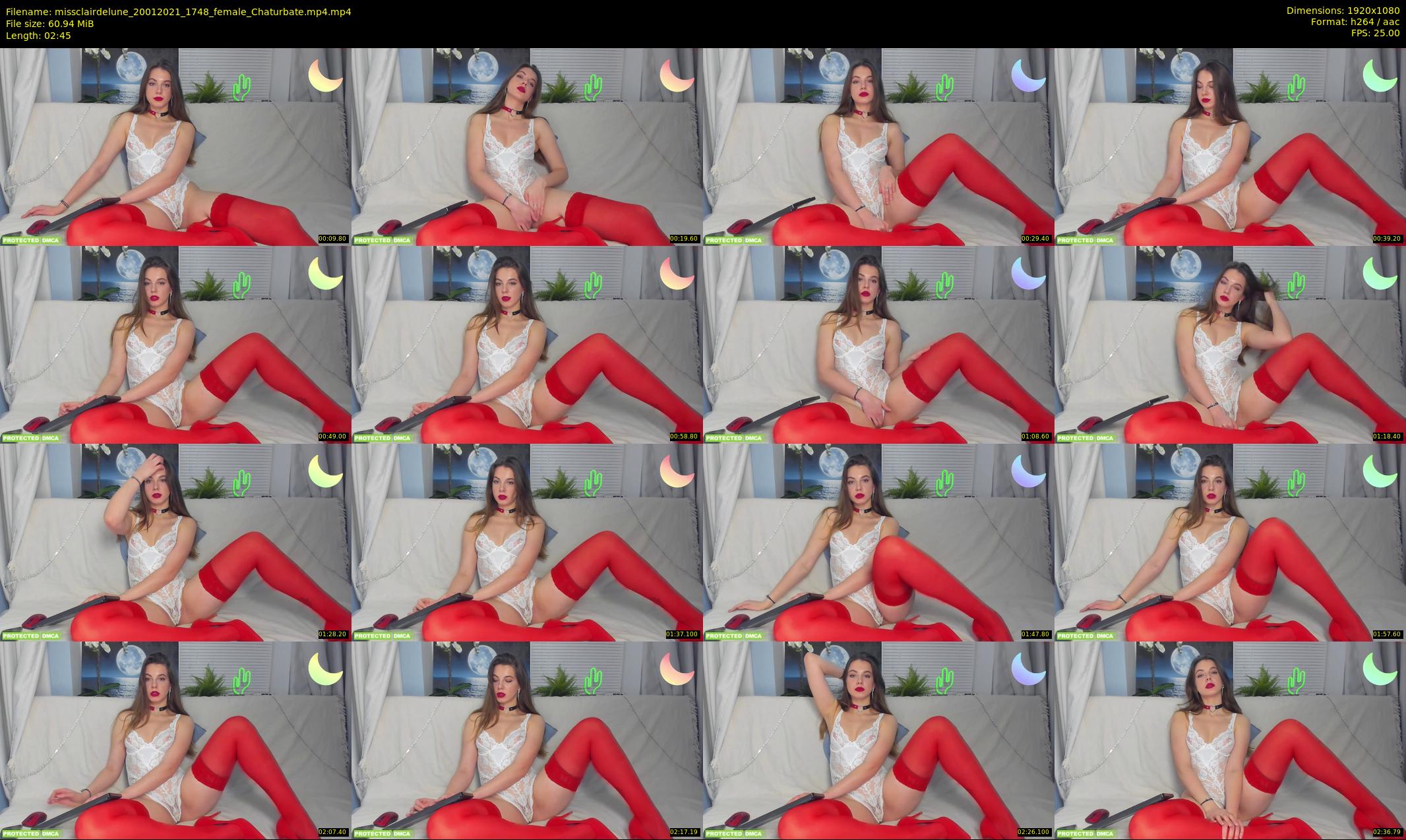 missclairdelune — 3 minute Chaturbate female cam show recording, 1080p, Jan 20, 2021