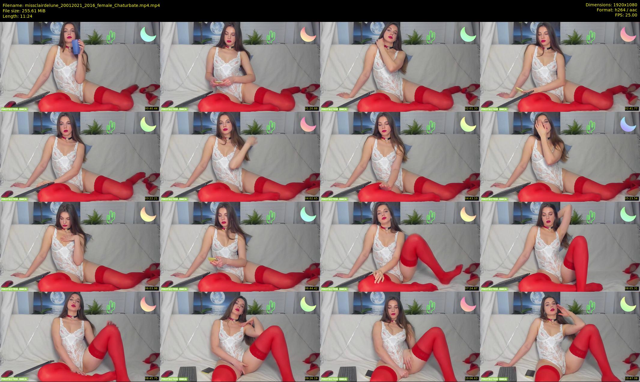 missclairdelune — 12 minute Chaturbate female cam show recording, 1080p, Jan 20, 2021