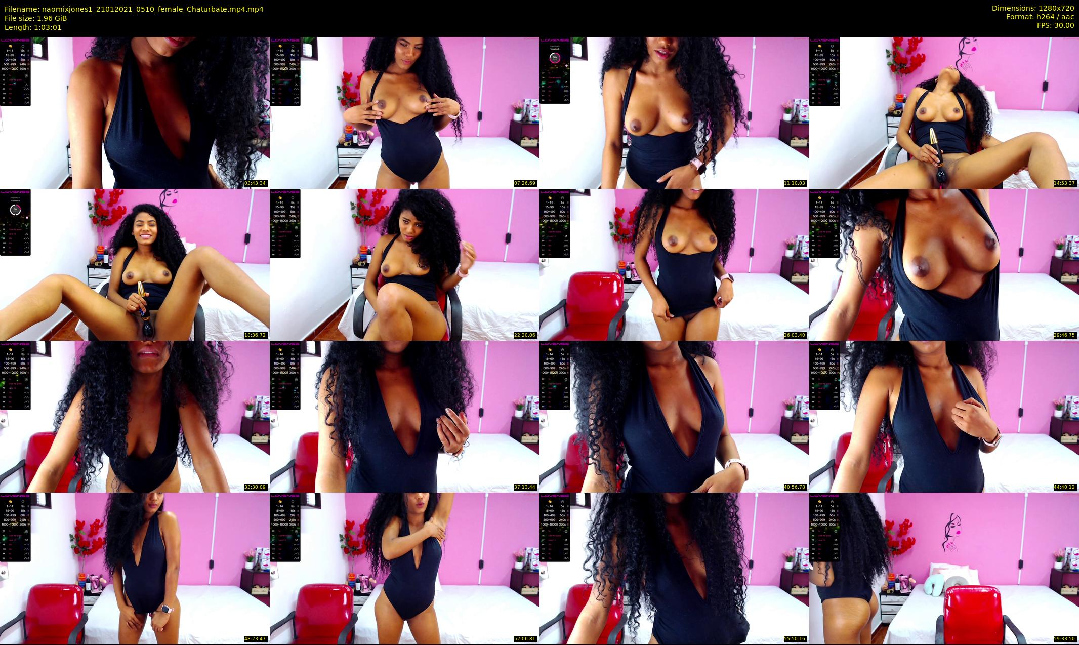 naomixjones1 — 64 minute Chaturbate female cam show recording, 720p, Jan 21, 2021