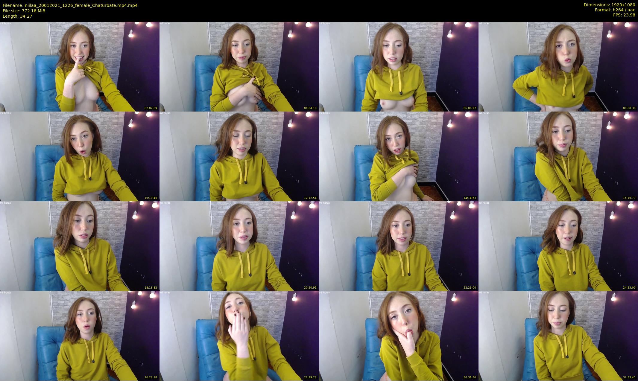 niilaa — 35 minute Chaturbate female cam show recording, 1080p, Jan 20, 2021