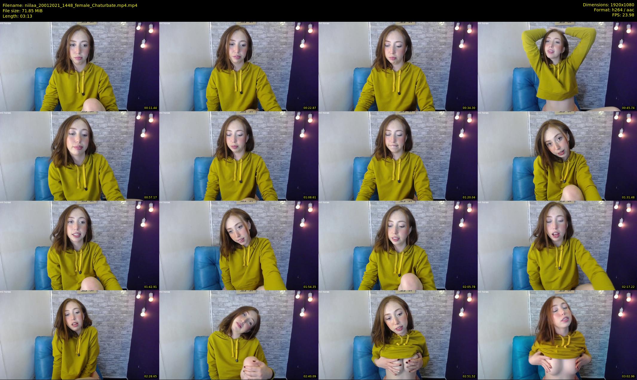 niilaa — 4 minute Chaturbate female cam show recording, 1080p, Jan 20, 2021