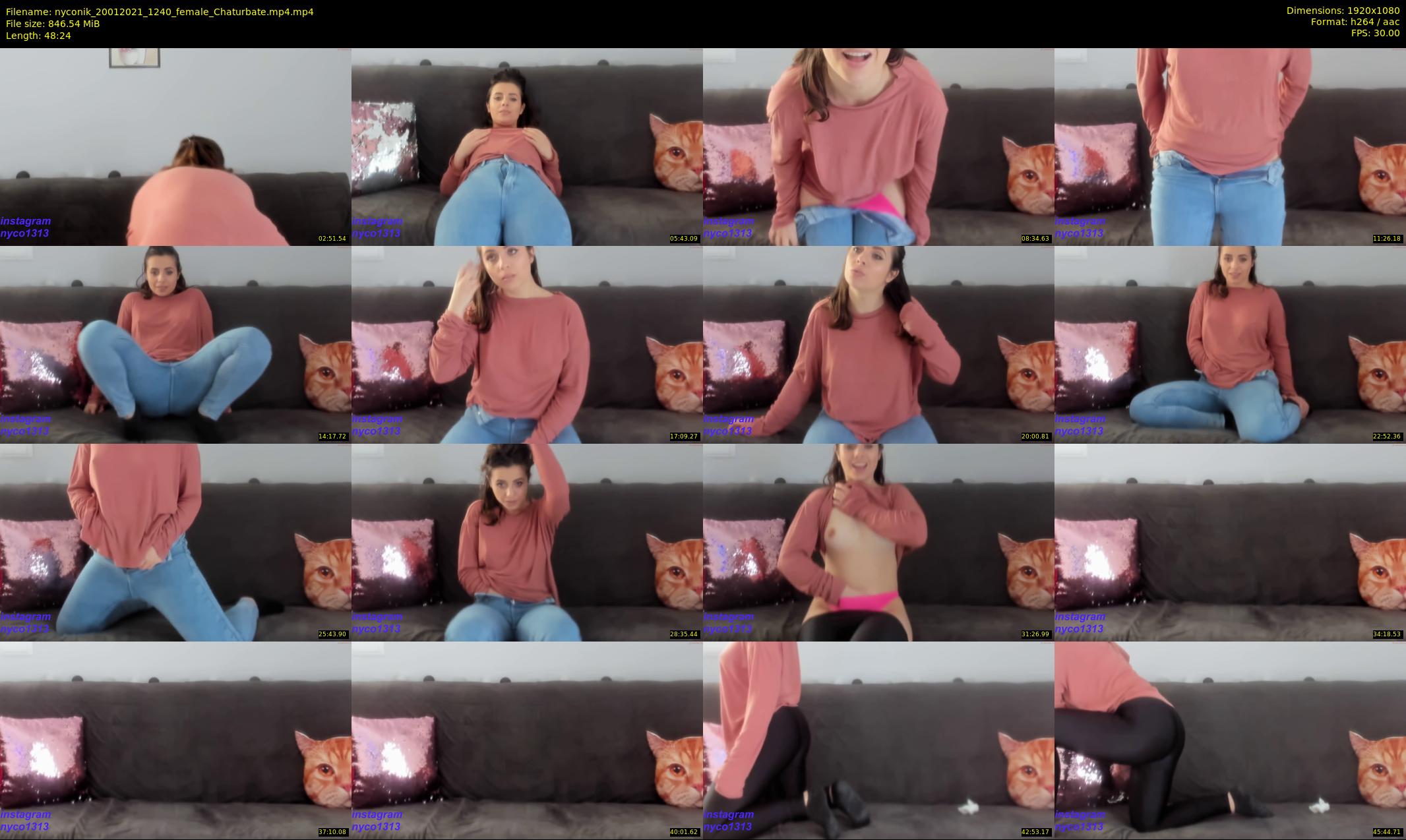 nyconik — 49 minute Chaturbate female cam show recording, 1080p, Jan 20, 2021
