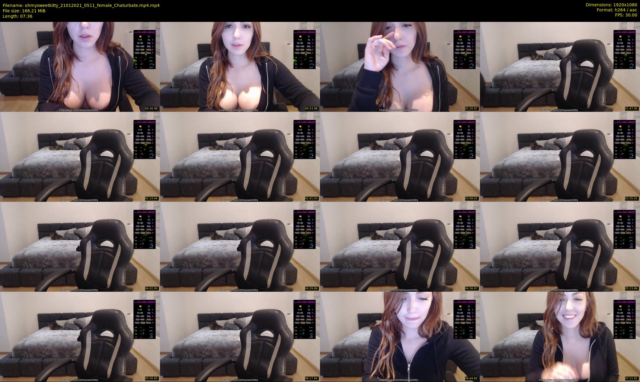 ohmysweetkitty — 8 minute Chaturbate female cam show recording, 1080p, Jan 21, 2021