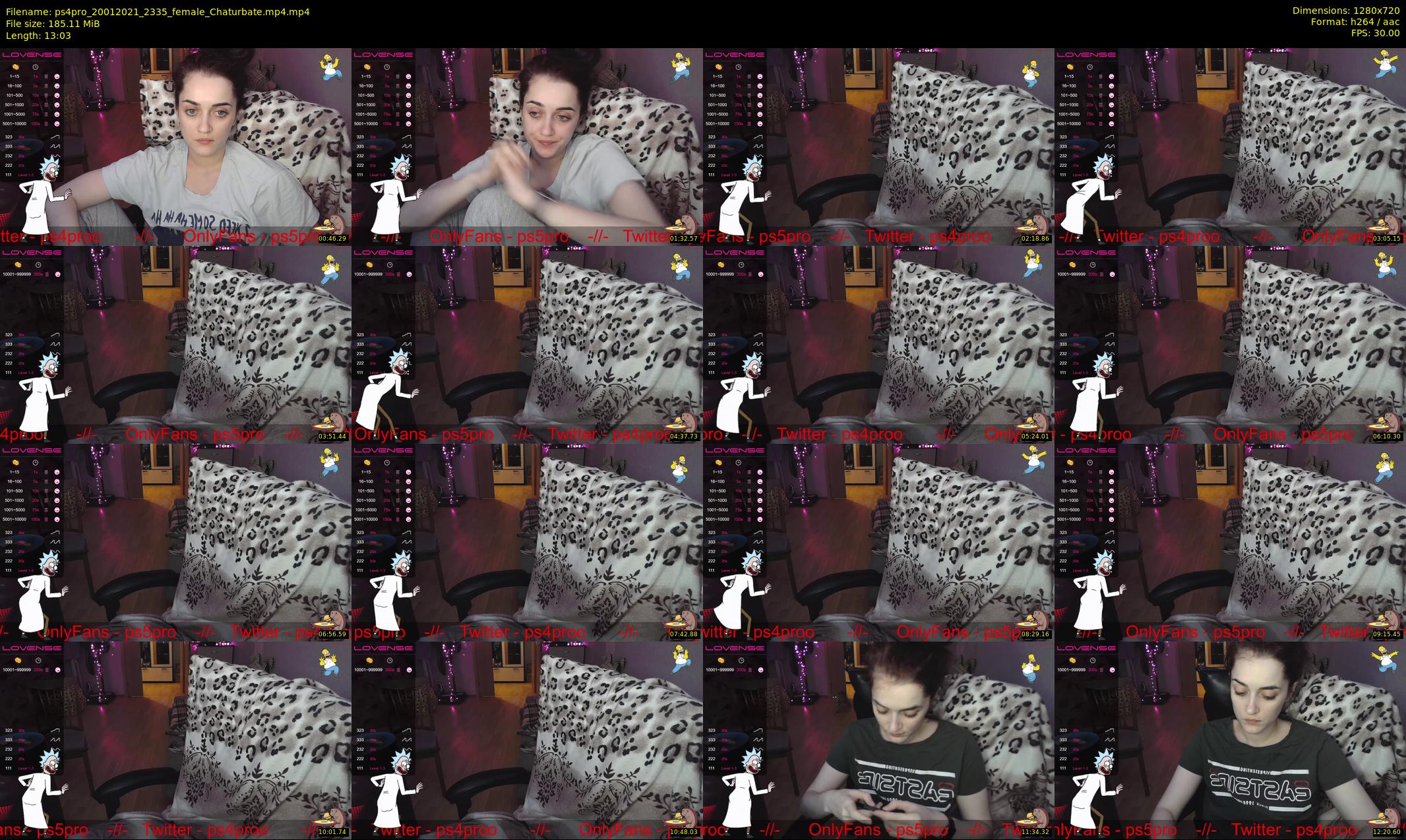 ps4pro — 14 minute Chaturbate female cam show recording, 720p, Jan 20, 2021
