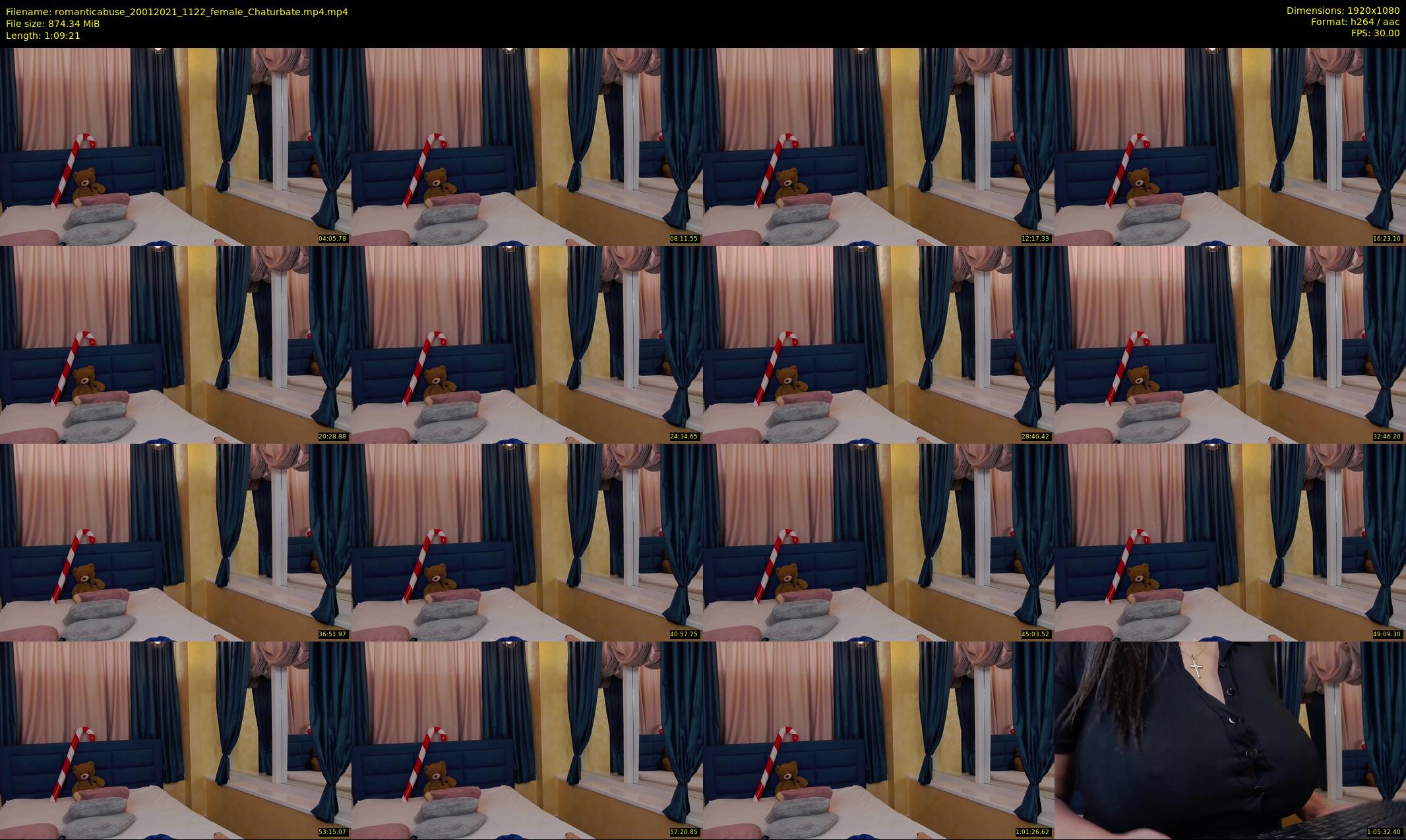 romanticabuse — 70 minute Chaturbate female cam show recording, 1080p, Jan 20, 2021