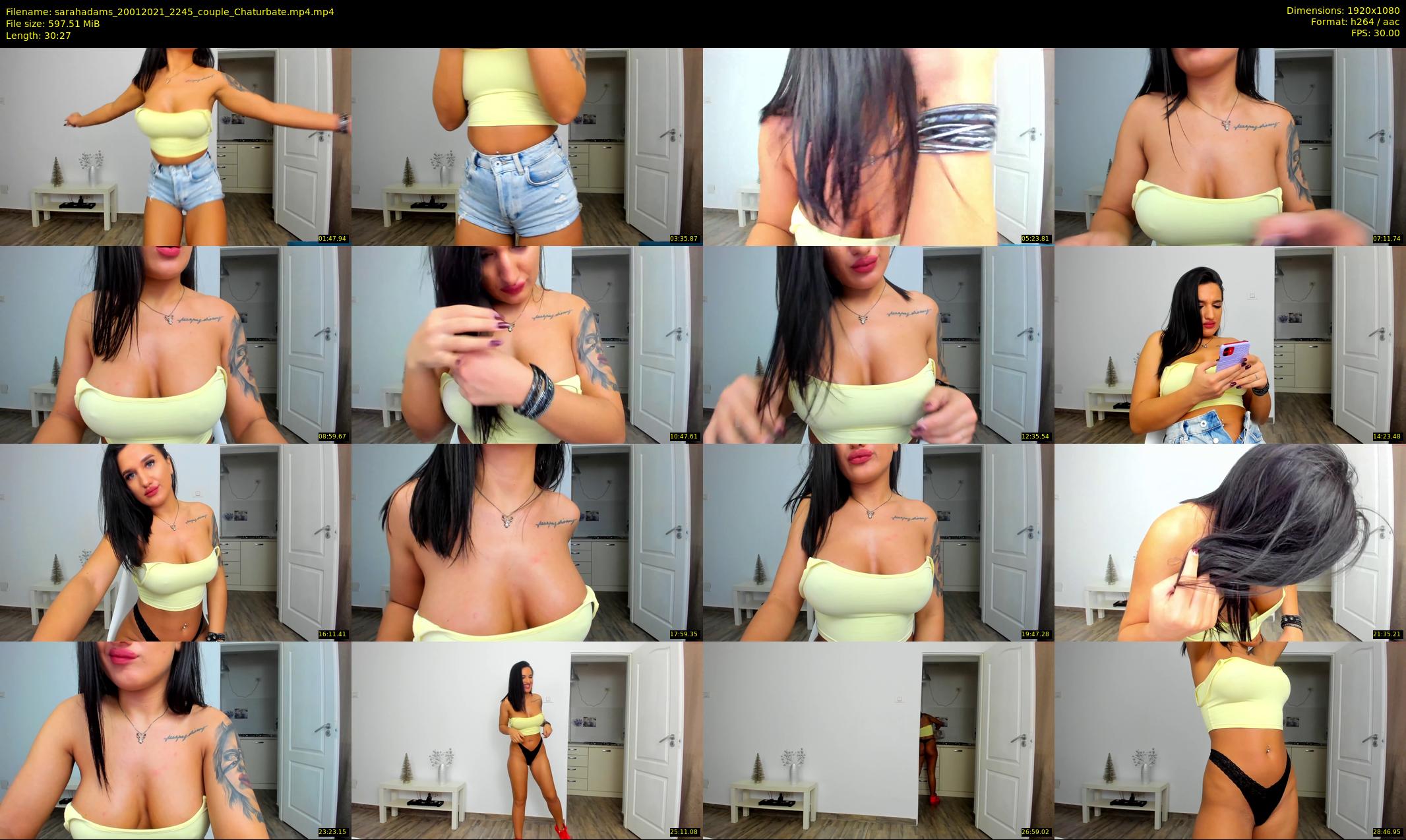 sarahadams — 31 minute Chaturbate female cam show recording, 1080p, Jan 20, 2021