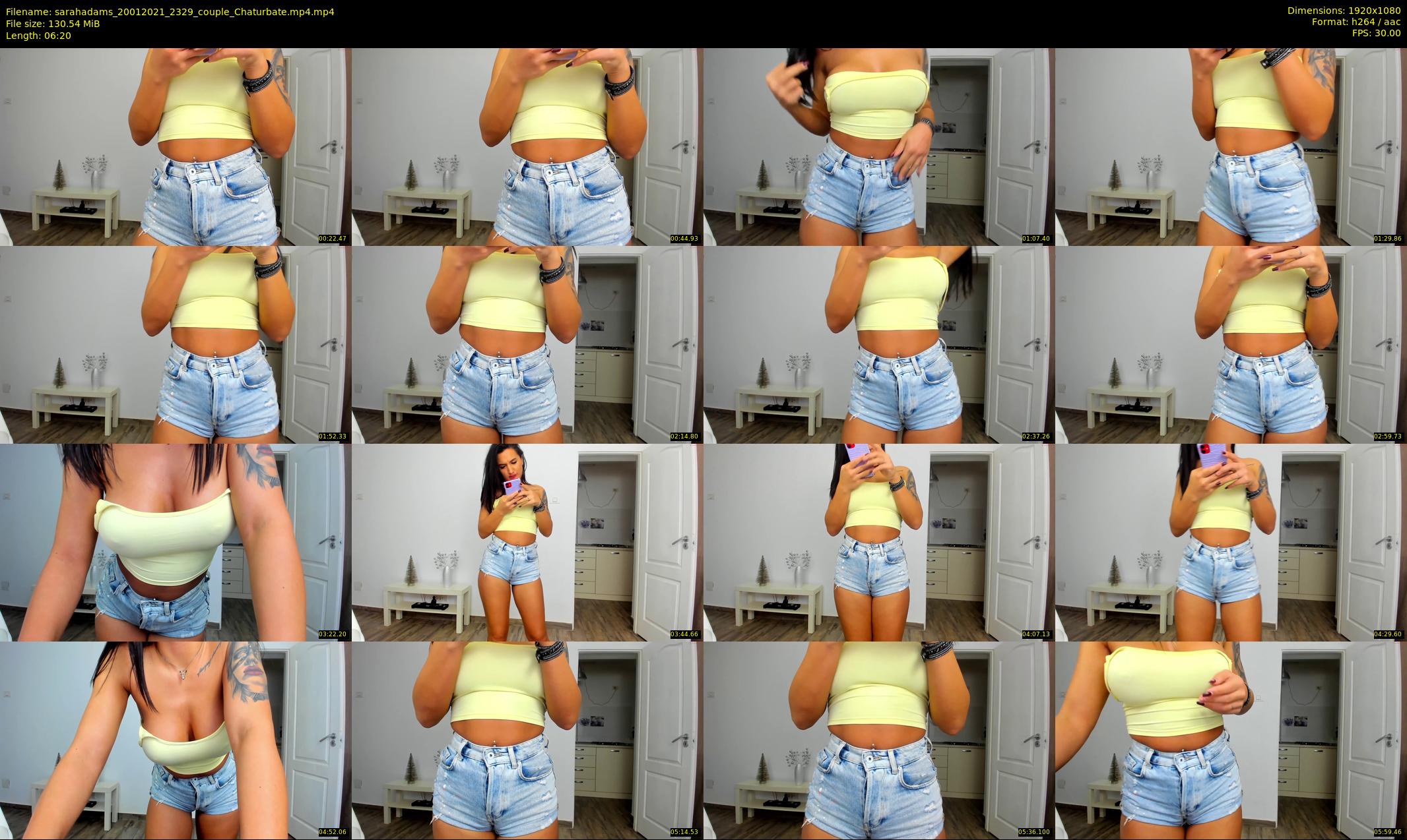 sarahadams — 7 minute Chaturbate female cam show recording, 1080p, Jan 20, 2021