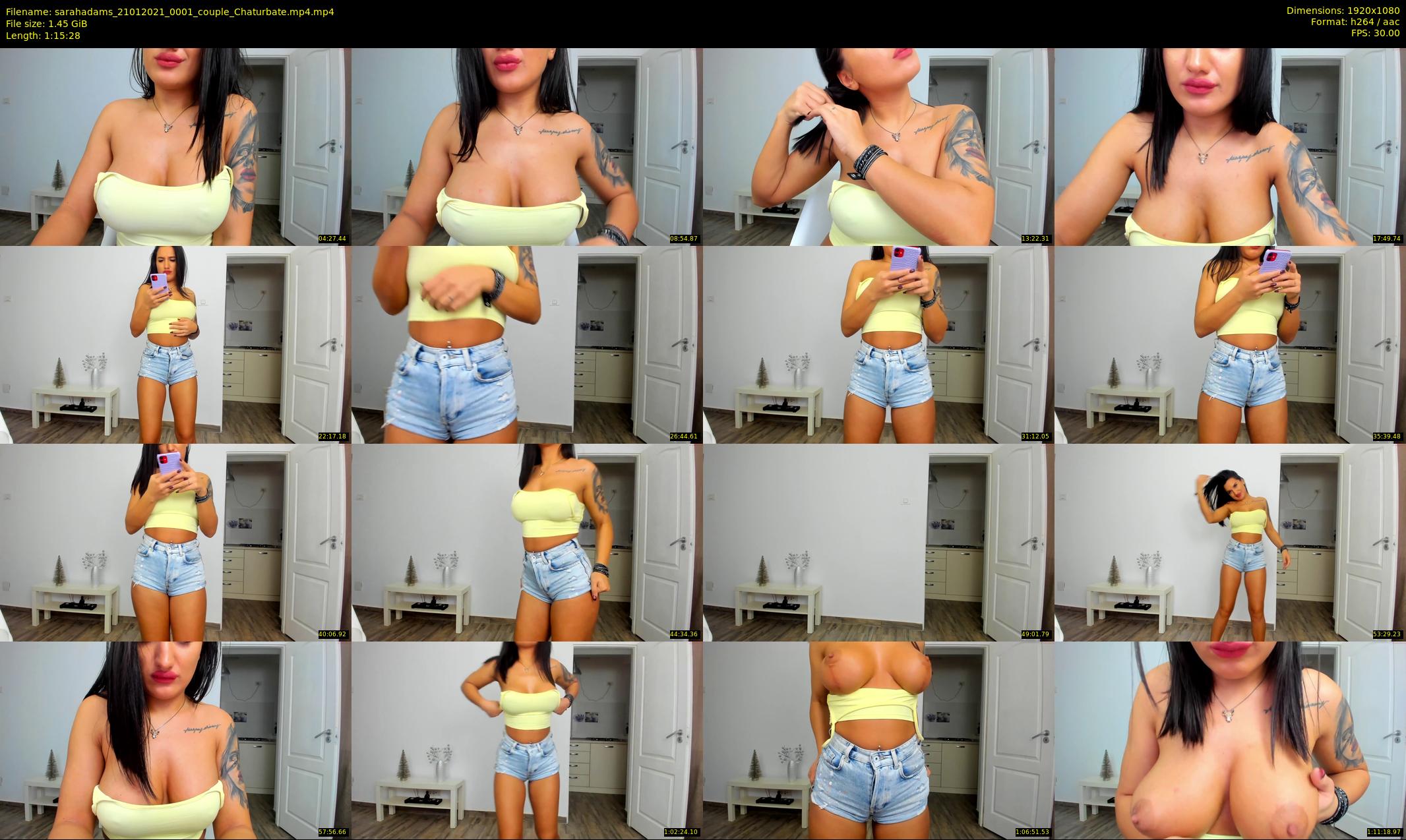 sarahadams — 76 minute Chaturbate female cam show recording, 1080p, Jan 21, 2021