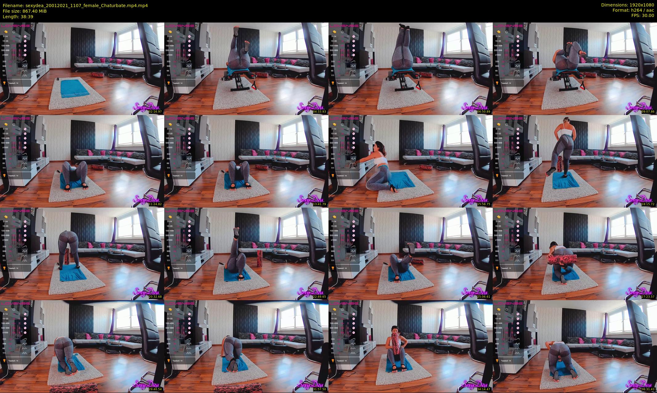 sexydea — 39 minute Chaturbate female cam show recording, 1080p, Jan 20, 2021