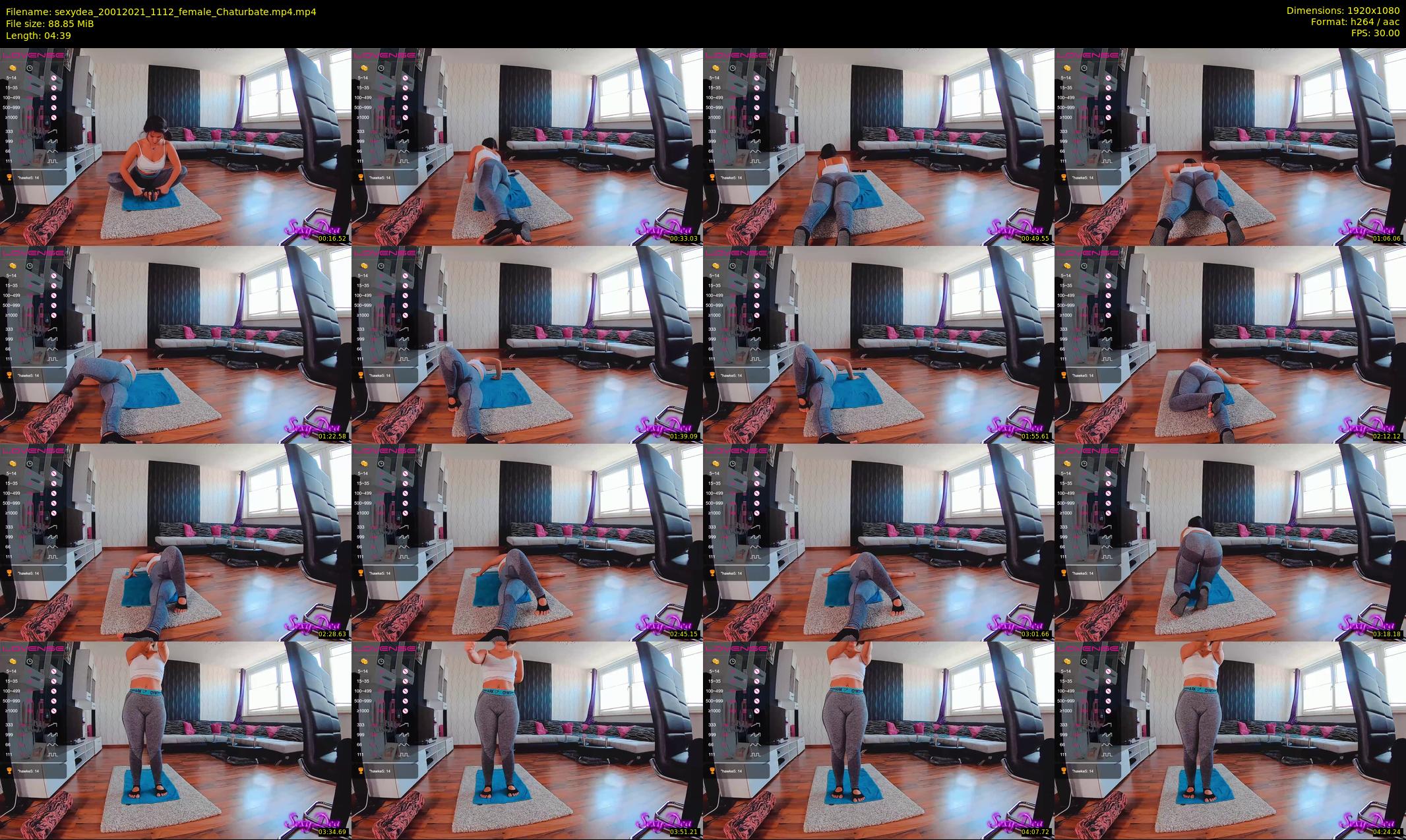 sexydea — 5 minute Chaturbate female cam show recording, 1080p, Jan 20, 2021