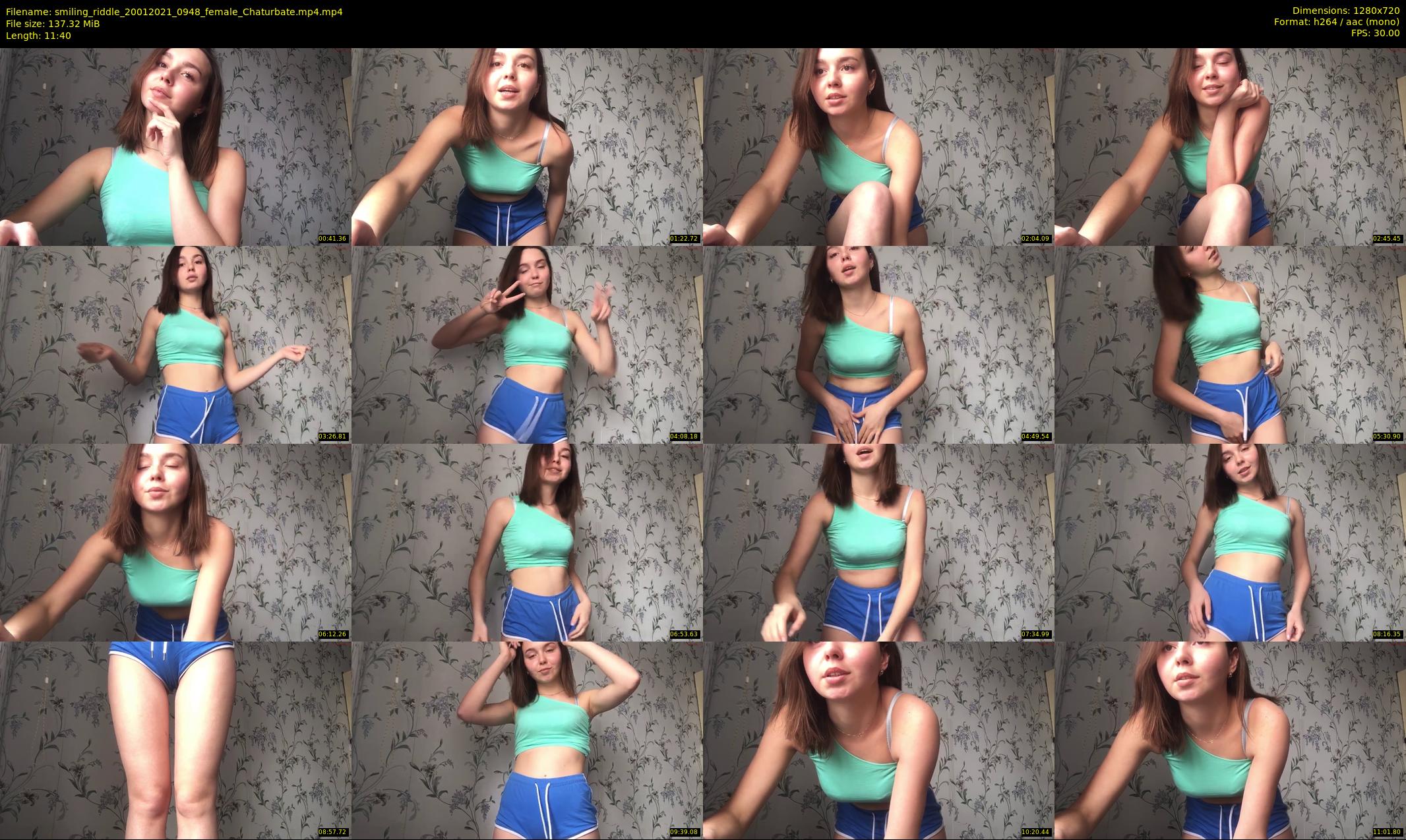 smiling_riddle — 12 minute Chaturbate female cam show recording, 720p, Jan 20, 2021