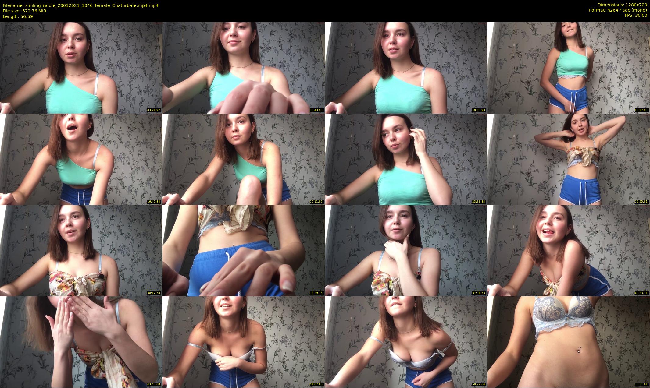 smiling_riddle — 57 minute Chaturbate female cam show recording, 720p, Jan 20, 2021