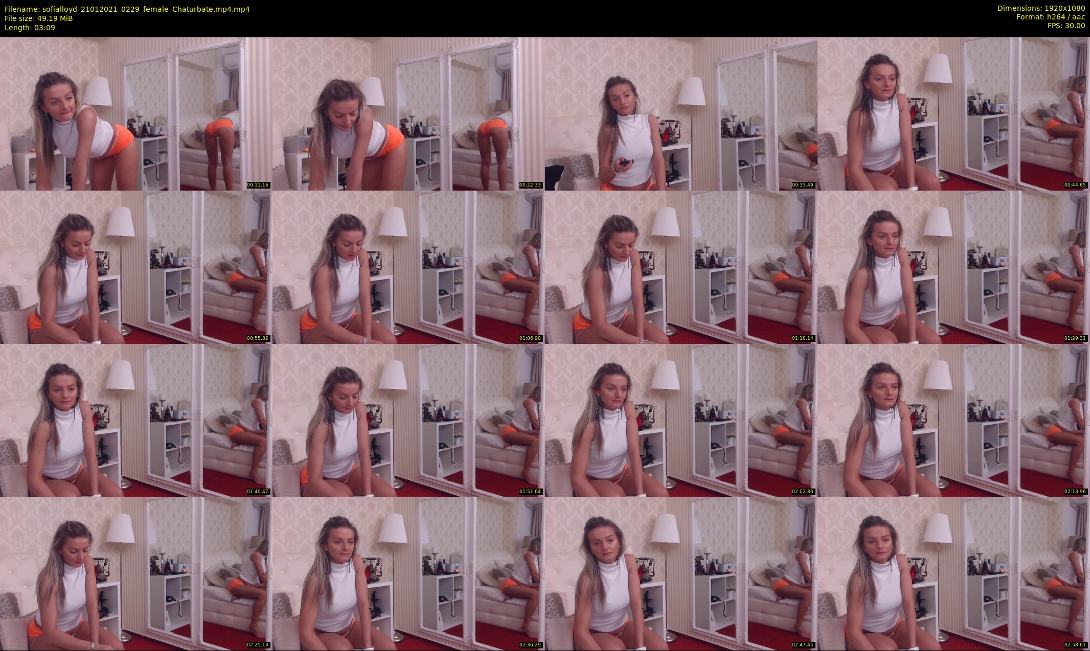 sofialloyd — 4 minute Chaturbate female cam show recording, 1080p, Jan 21, 2021