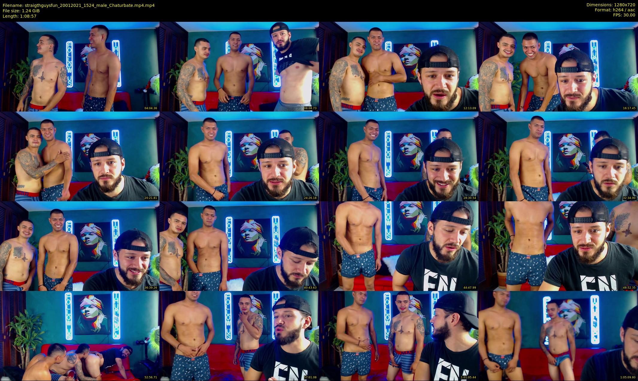 straigthguysfun — 69 minute Chaturbate male cam show recording, 720p, Jan 20, 2021