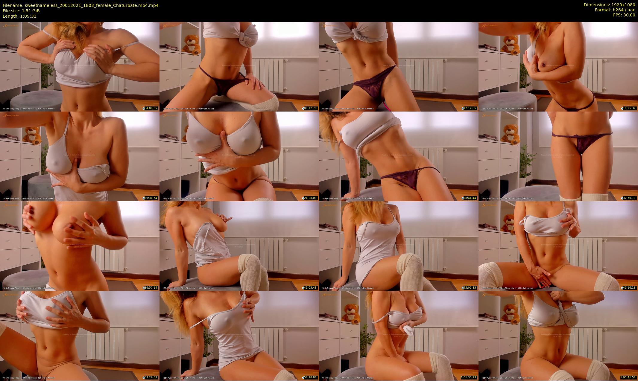 sweetnameless — 70 minute Chaturbate couple cam show recording, 1080p, Jan 20, 2021