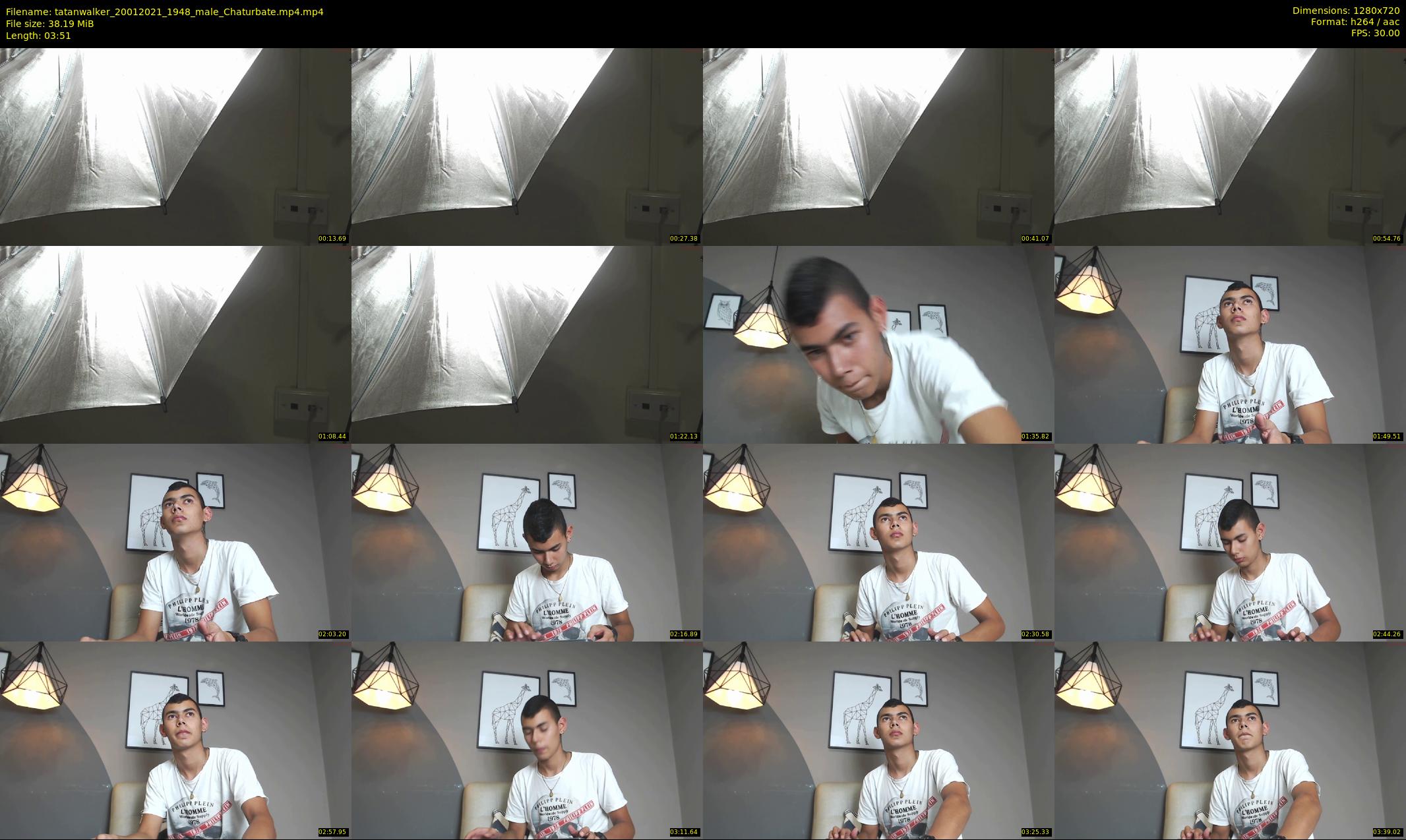 tatanwalker — 4 minute Chaturbate male cam show recording, 720p, Jan 20, 2021