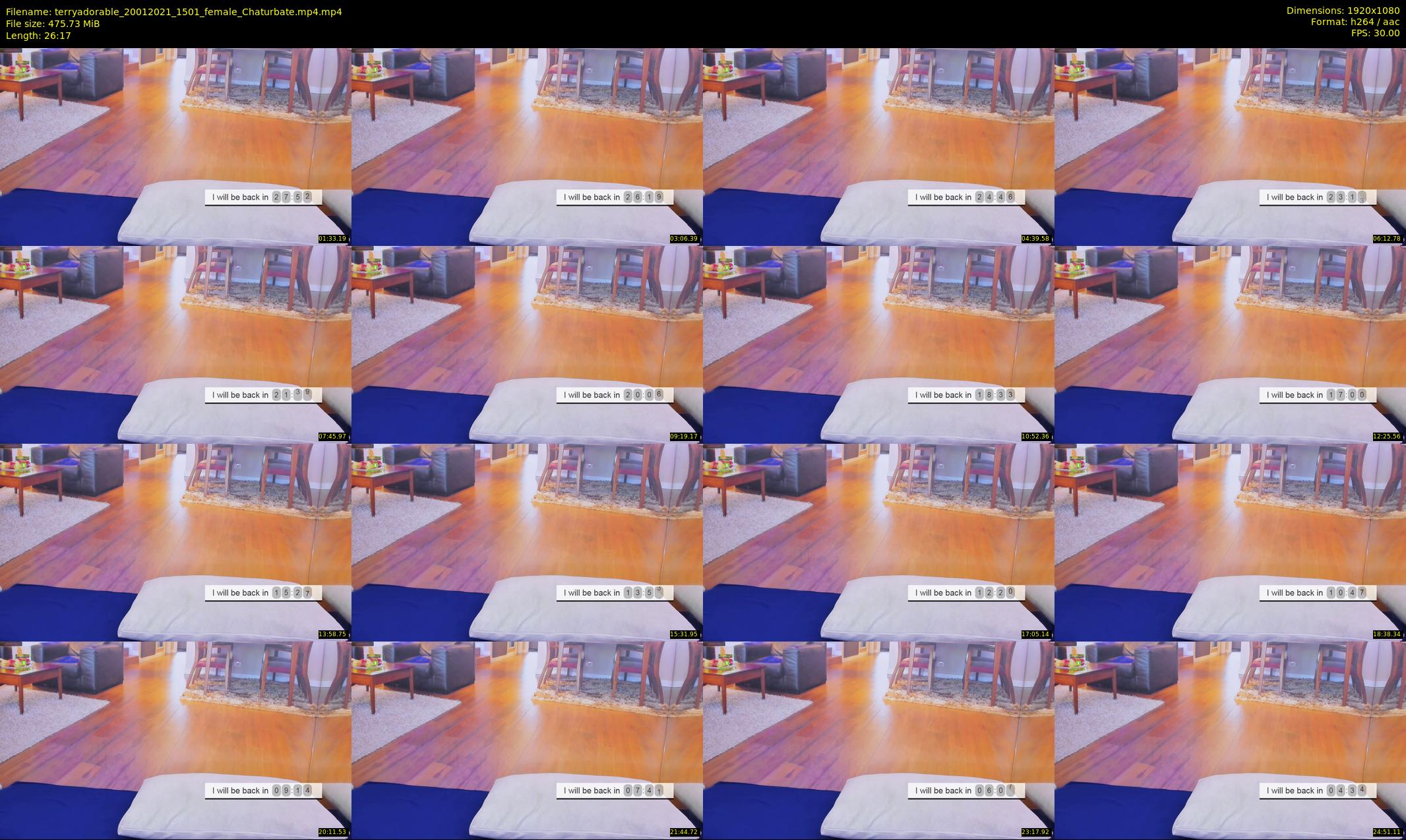 terryadorable — 27 minute Chaturbate female cam show recording, 1080p, Jan 20, 2021