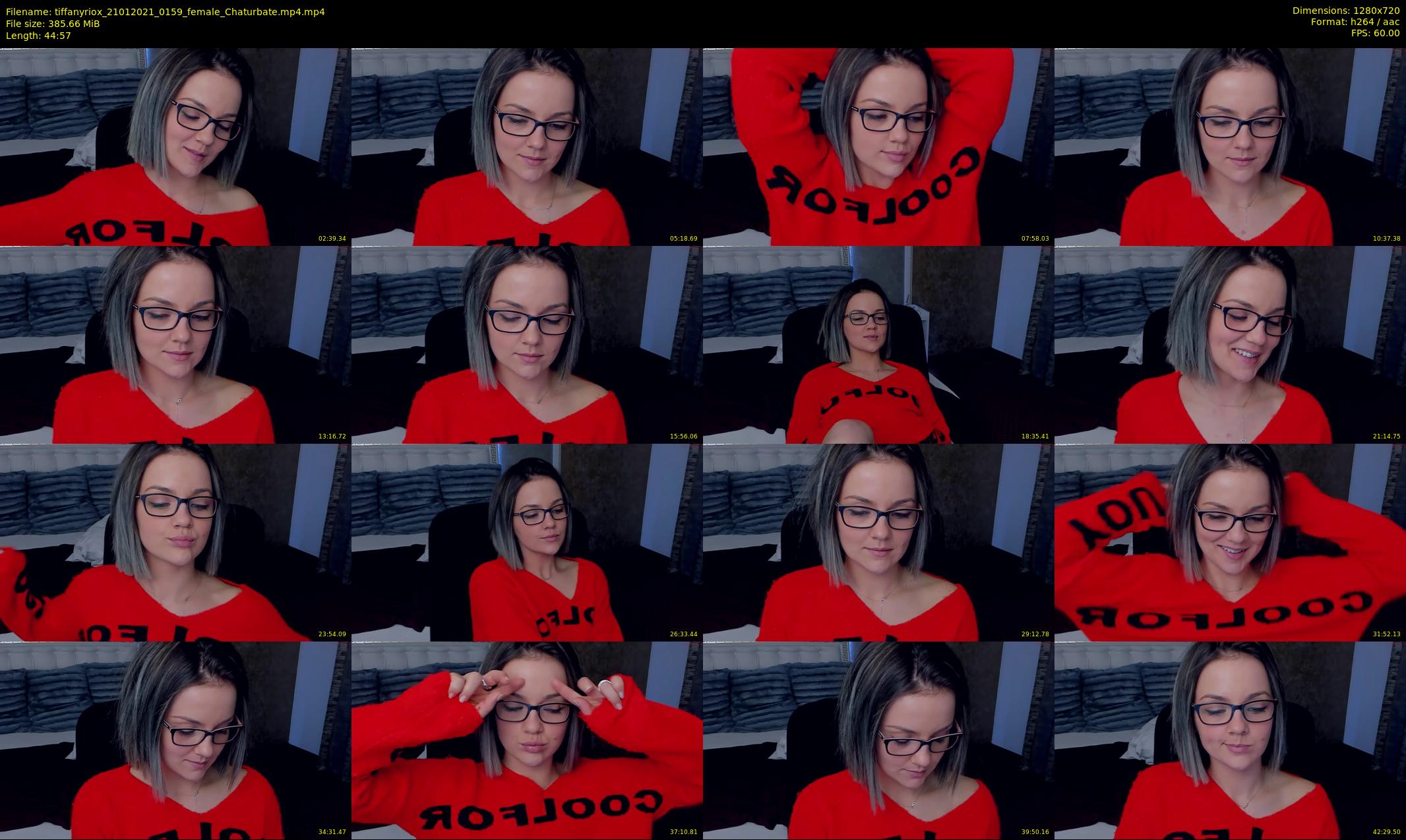 tiffanyriox — 45 minute Chaturbate female cam show recording, 720p, Jan 21, 2021