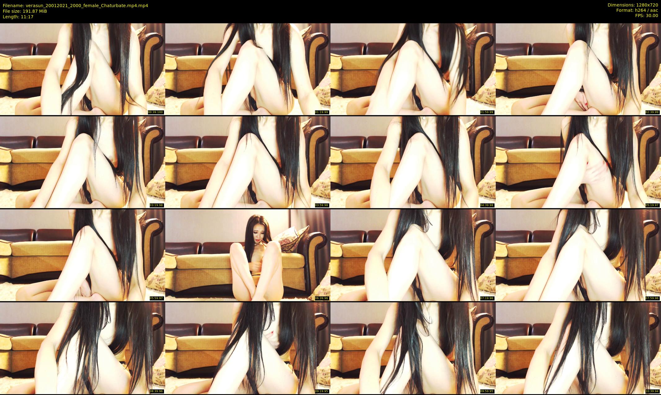 verasun — 12 minute Chaturbate female cam show recording, 720p, Jan 20, 2021