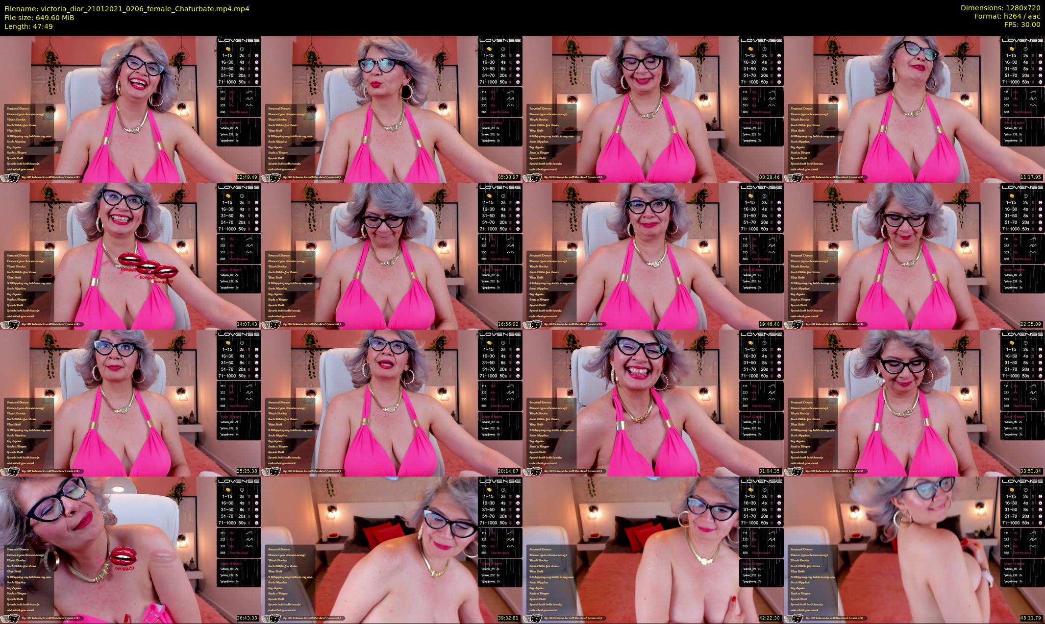 victoria_dior — 48 minute Chaturbate female cam show recording, 720p, Jan 21, 2021