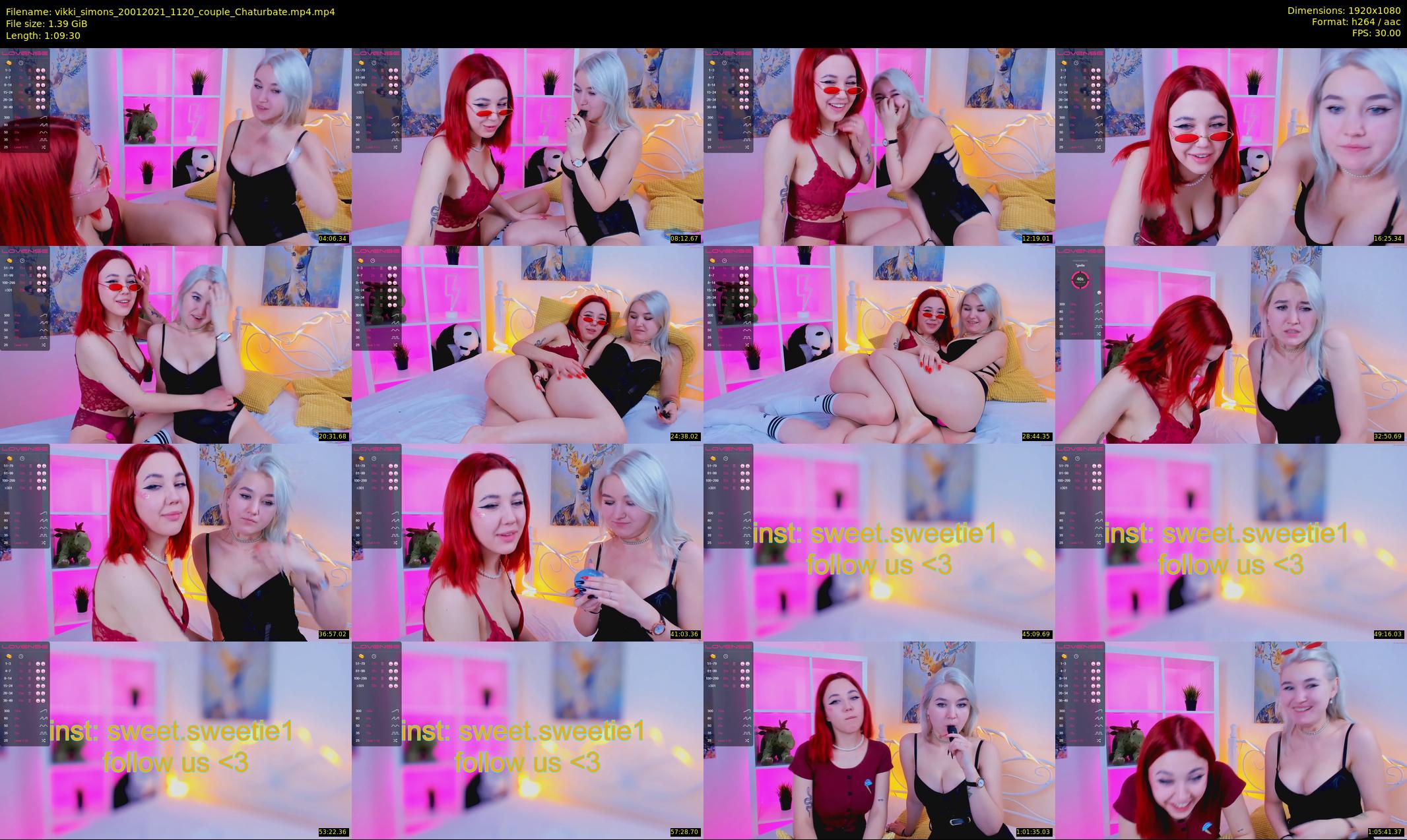 vikki_simons — 70 minute Chaturbate couple cam show recording, 1080p, Jan 20, 2021