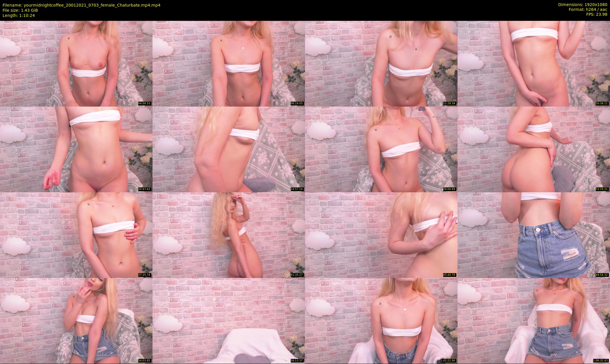 yourmidnightcoffee — 71 minute Chaturbate female cam show recording, 1080p, Jan 20, 2021