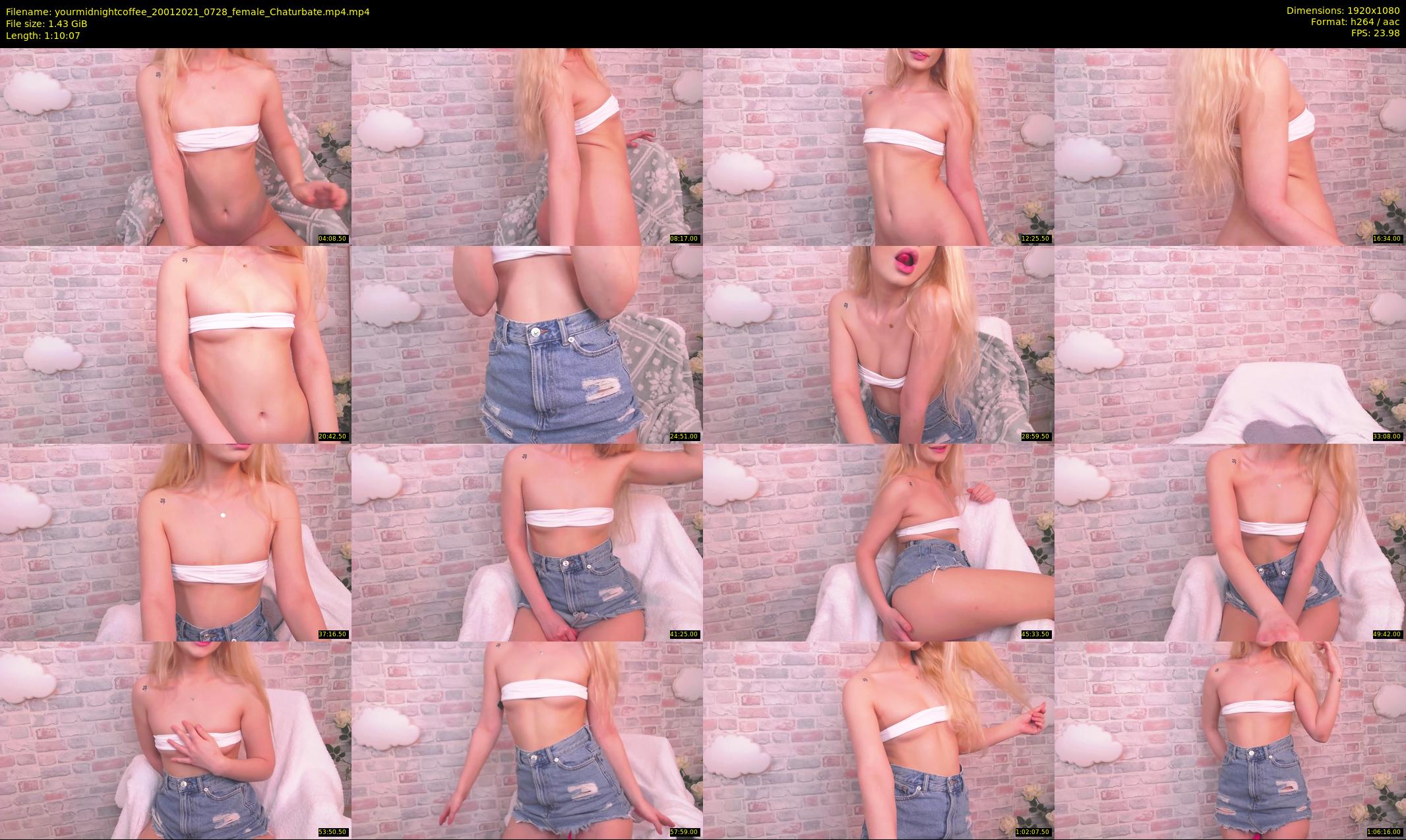 yourmidnightcoffee — 71 minute Chaturbate female cam show recording, 1080p, Jan 20, 2021