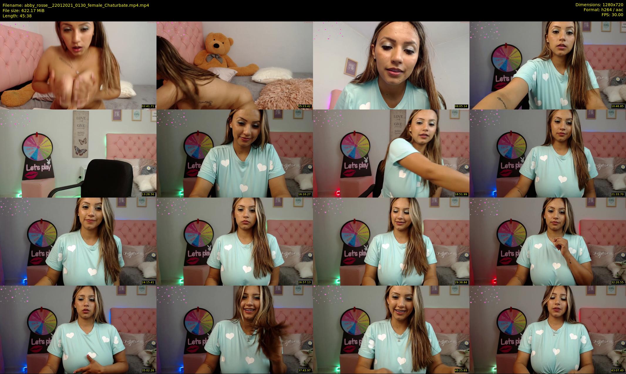 abby_rosse_ — 46 minute Chaturbate female cam show recording, 720p, Jan 22, 2021