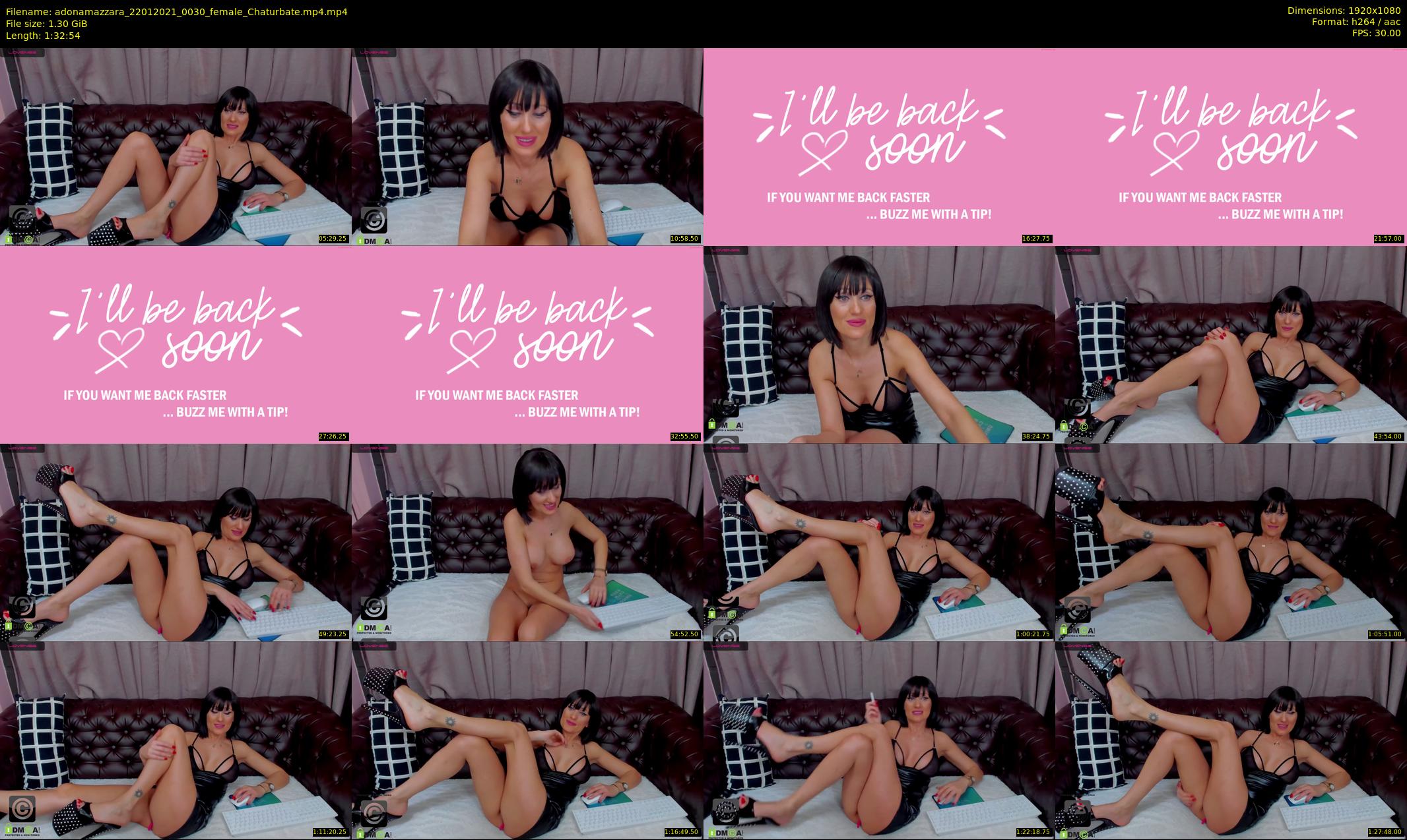 adonamazzara — 93 minute Chaturbate female cam show recording, 1080p, Jan 22, 2021