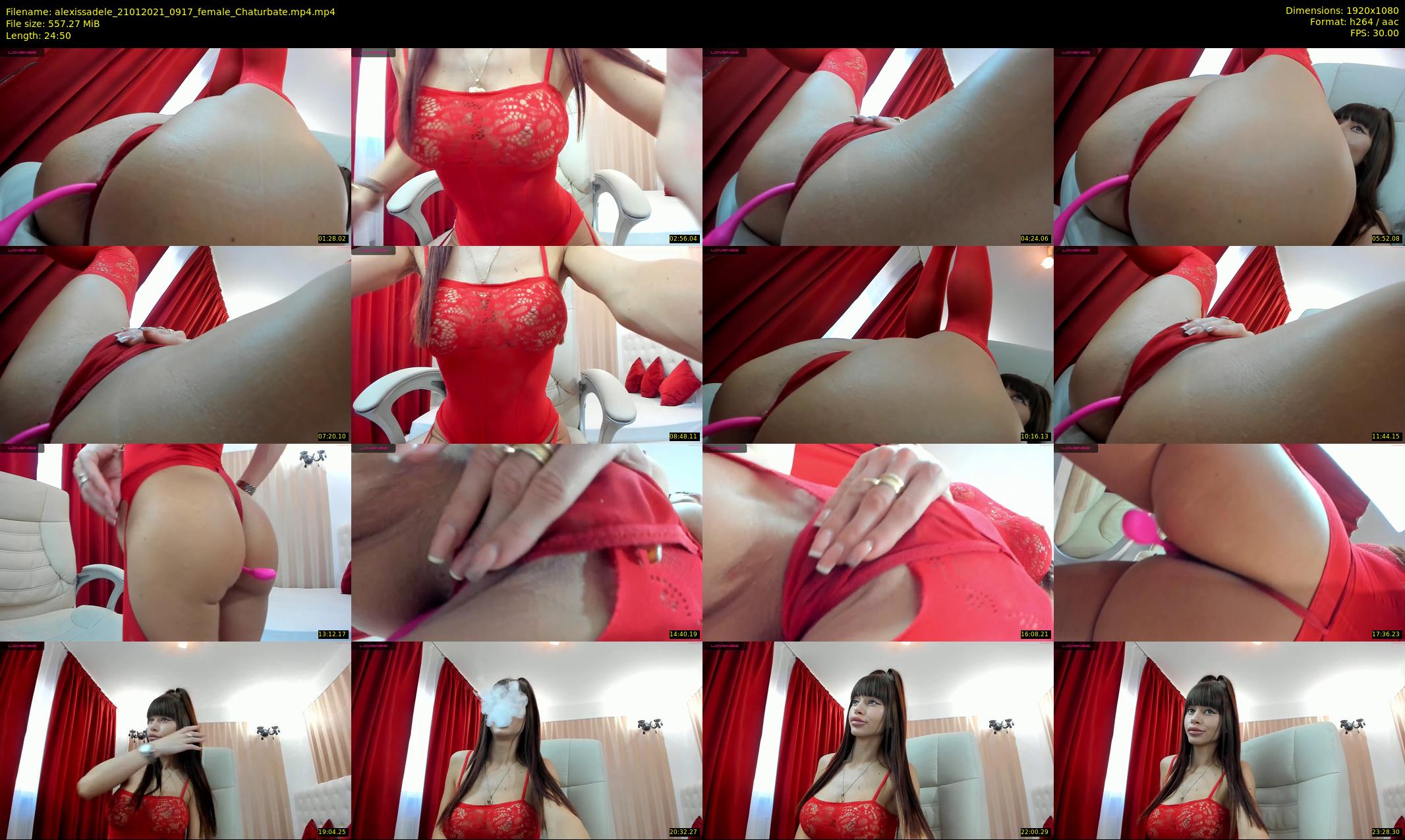 alexissadele — 25 minute Chaturbate female cam show recording, 1080p, Jan 21, 2021