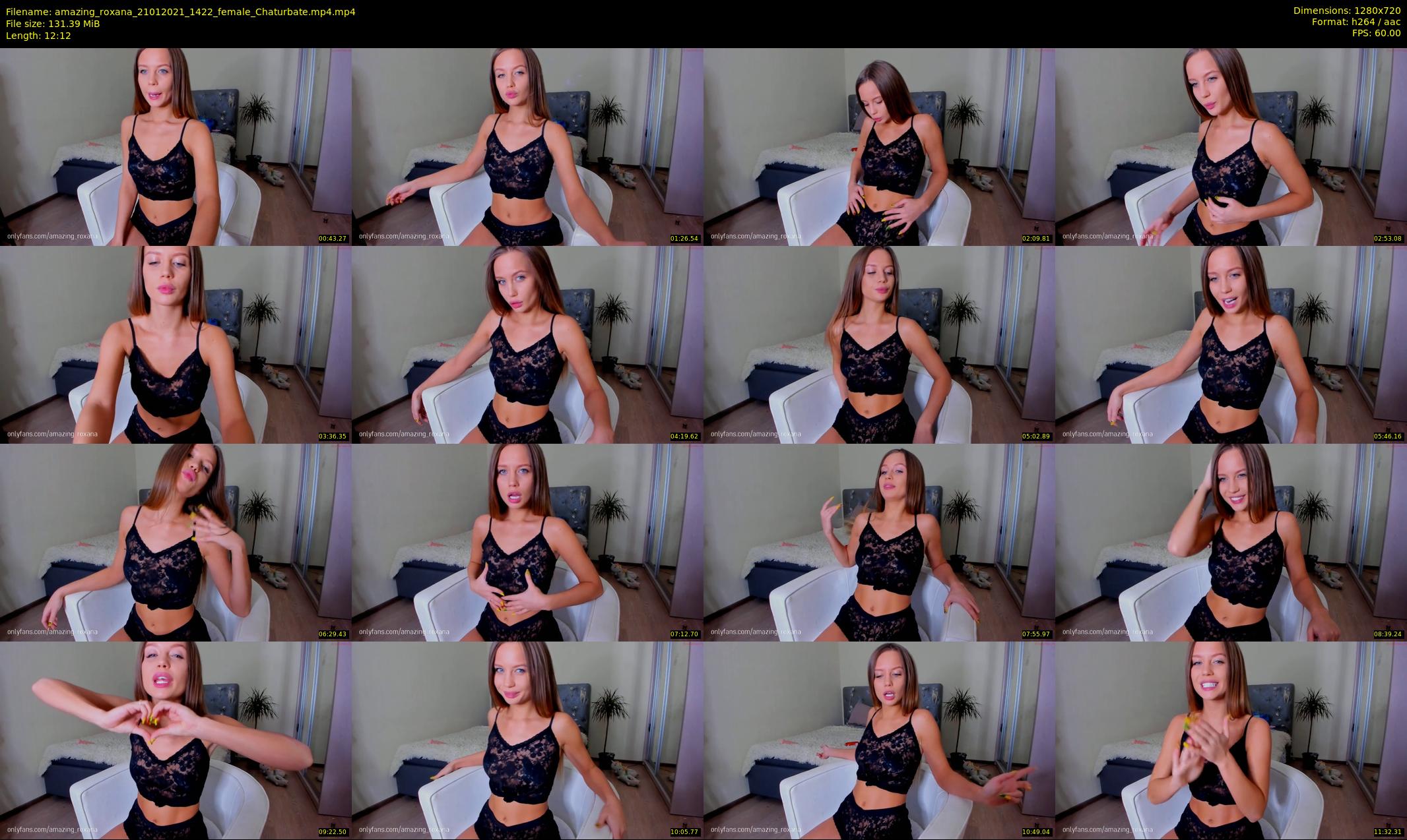 amazing_roxana — 13 minute Chaturbate female cam show recording, 720p, Jan 21, 2021