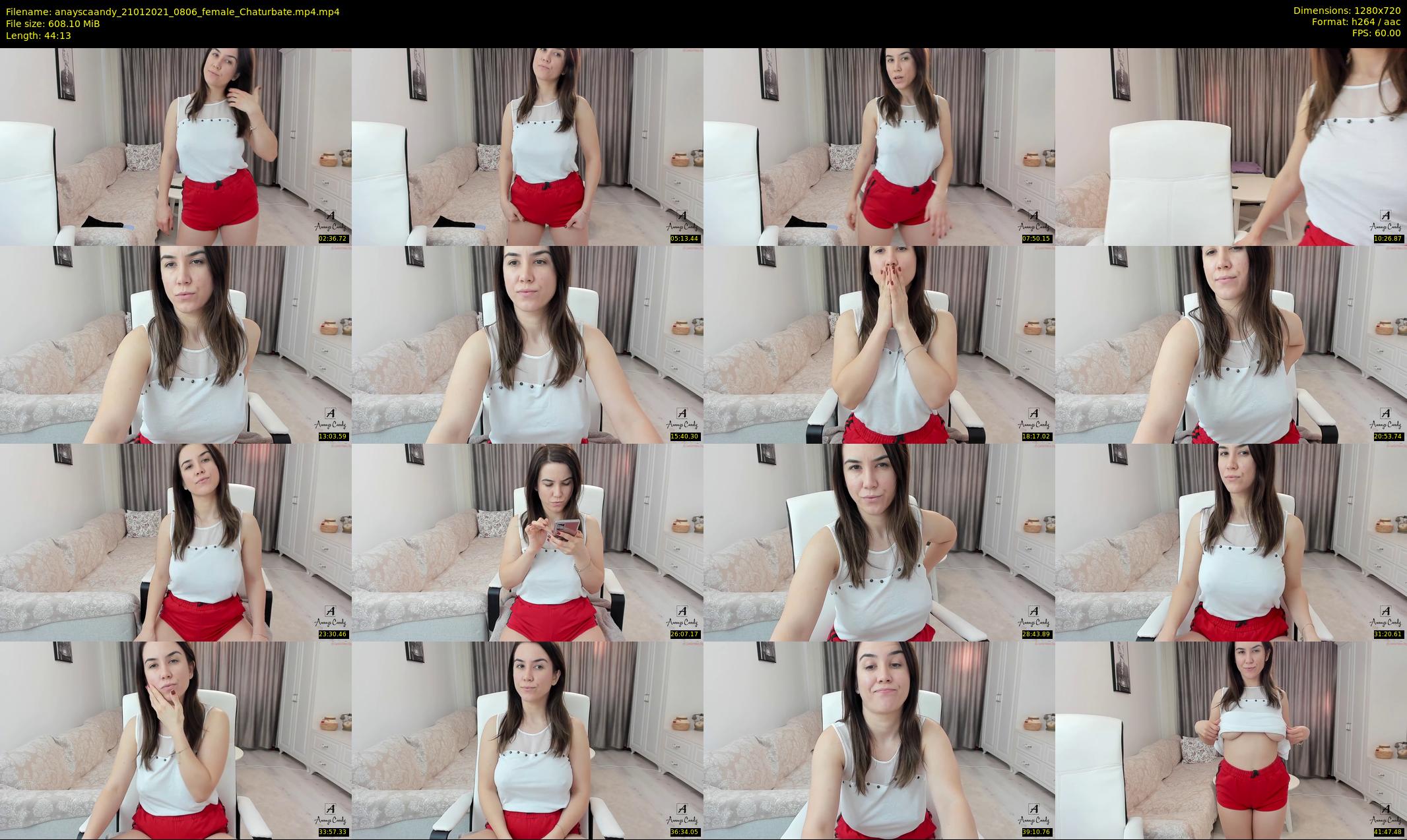 anayscaandy — 45 minute Chaturbate female cam show recording, 720p, Jan 21, 2021