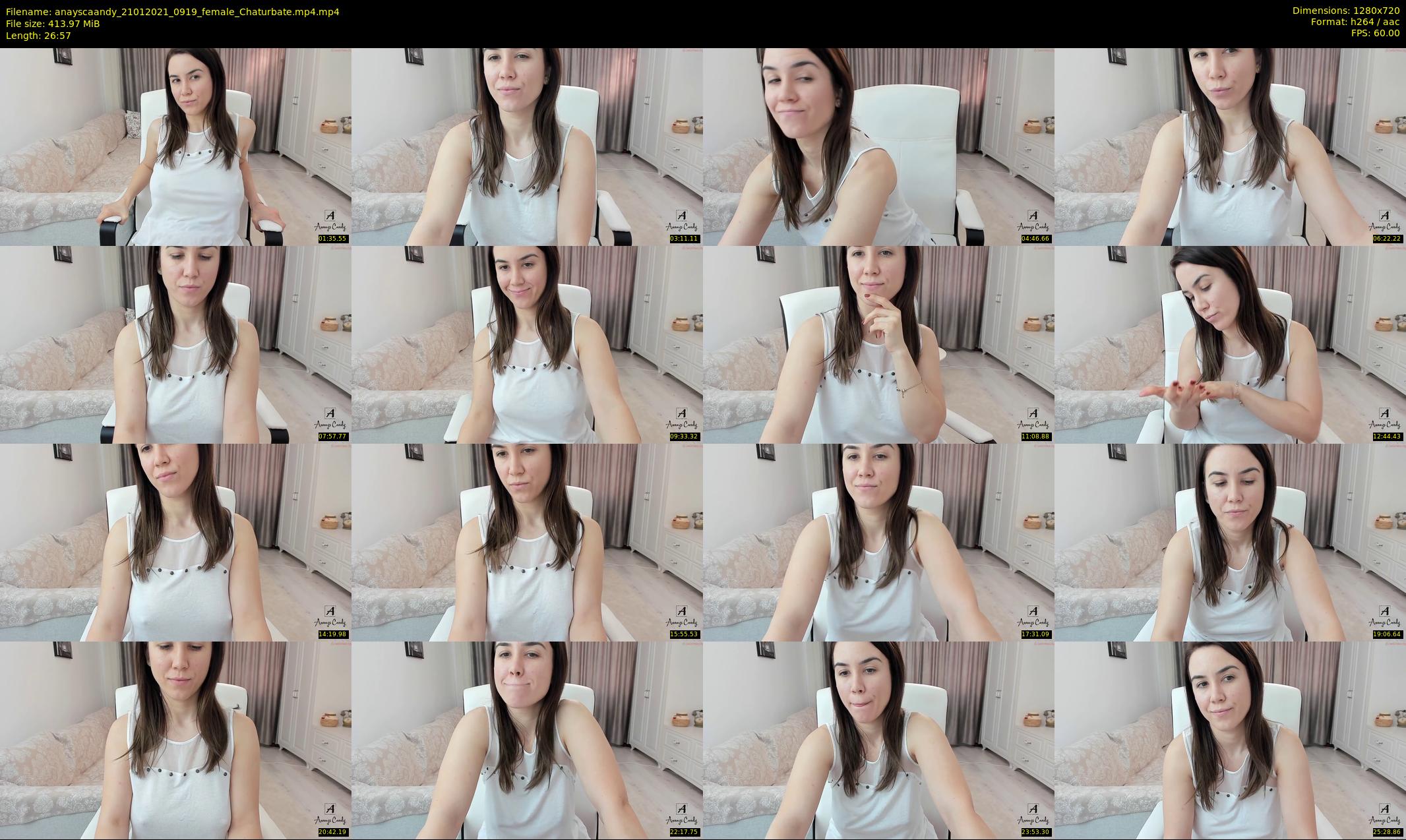 anayscaandy — 27 minute Chaturbate female cam show recording, 720p, Jan 21, 2021